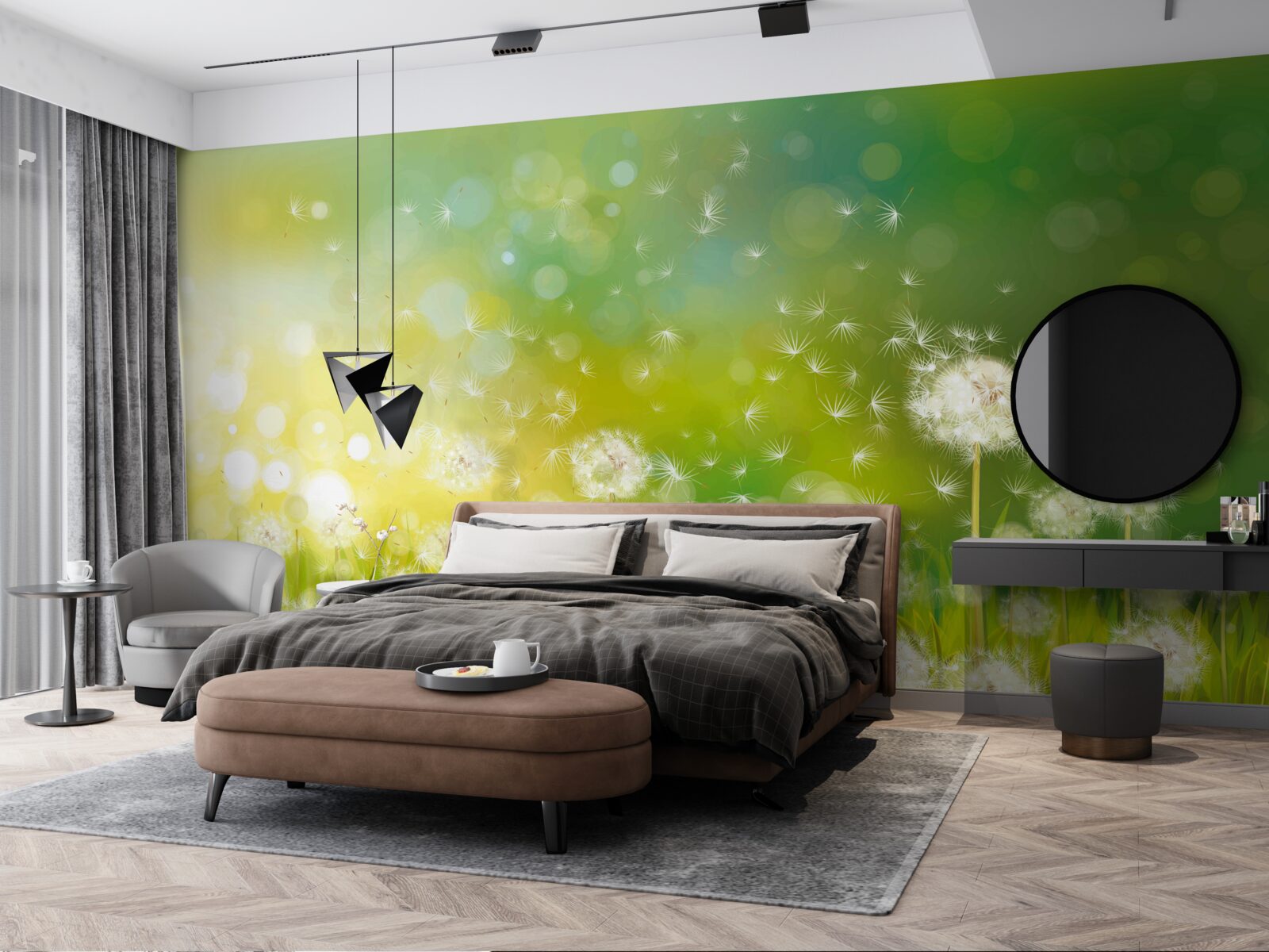 Fototapet păpădii de vară