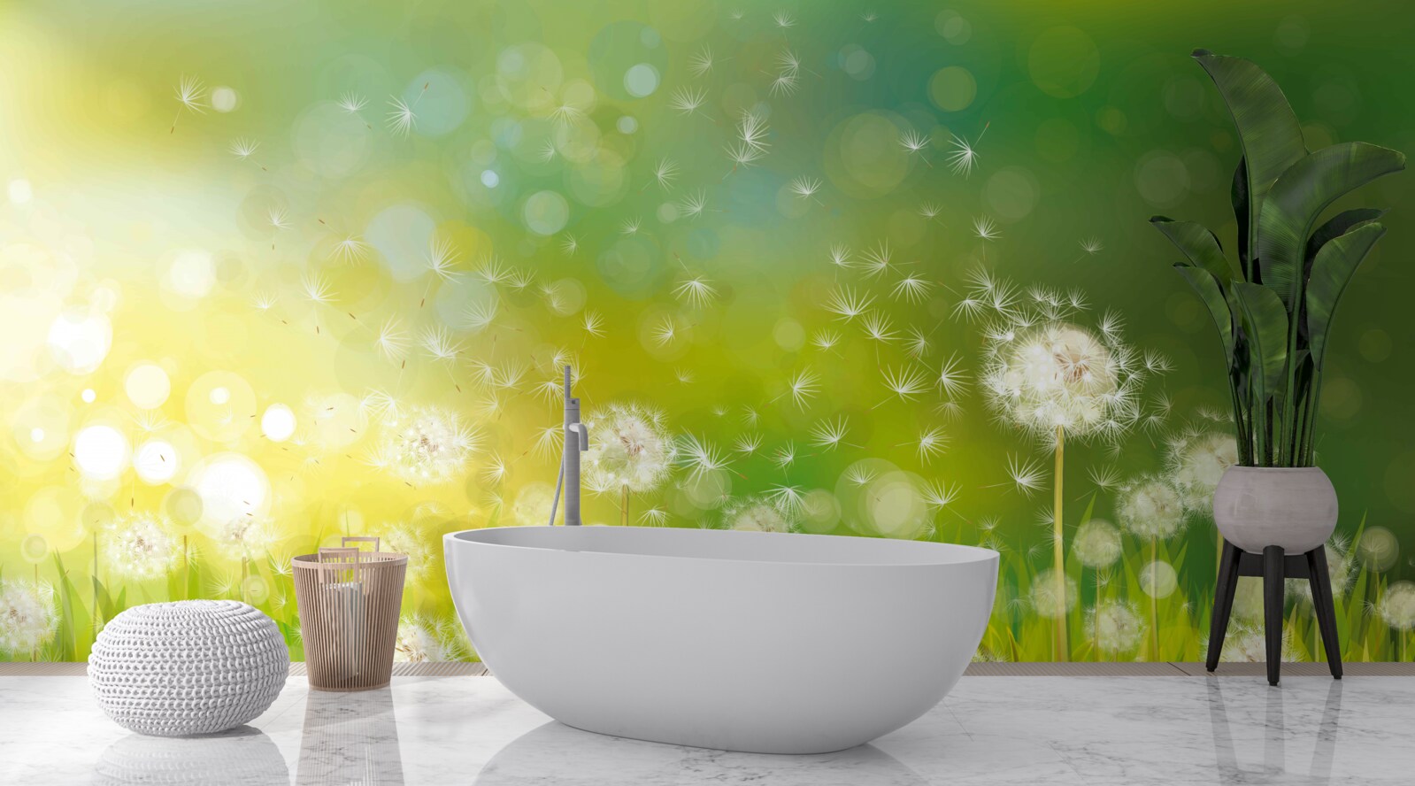 Fototapet păpădii de vară