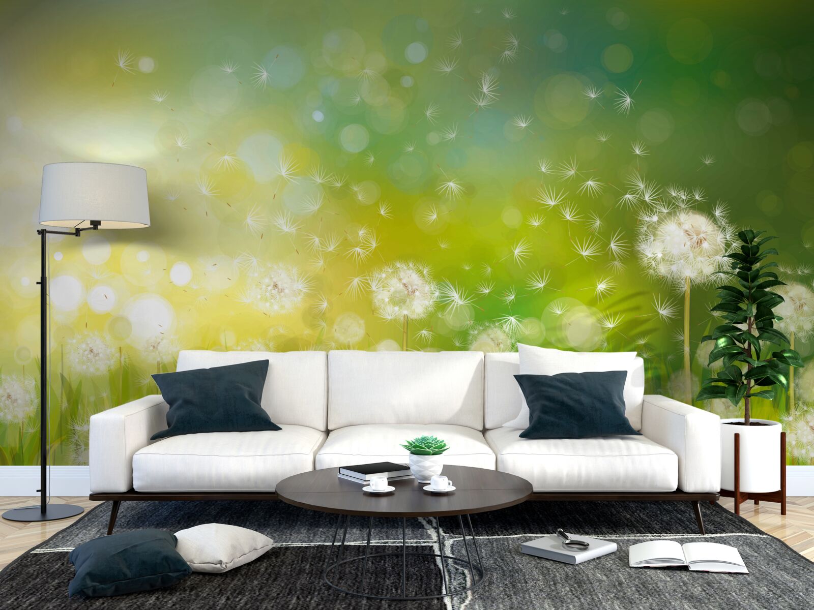 Fototapet păpădii de vară