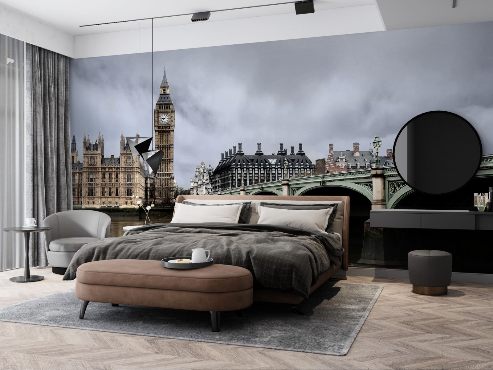 Fototapet podul londonez peste thames