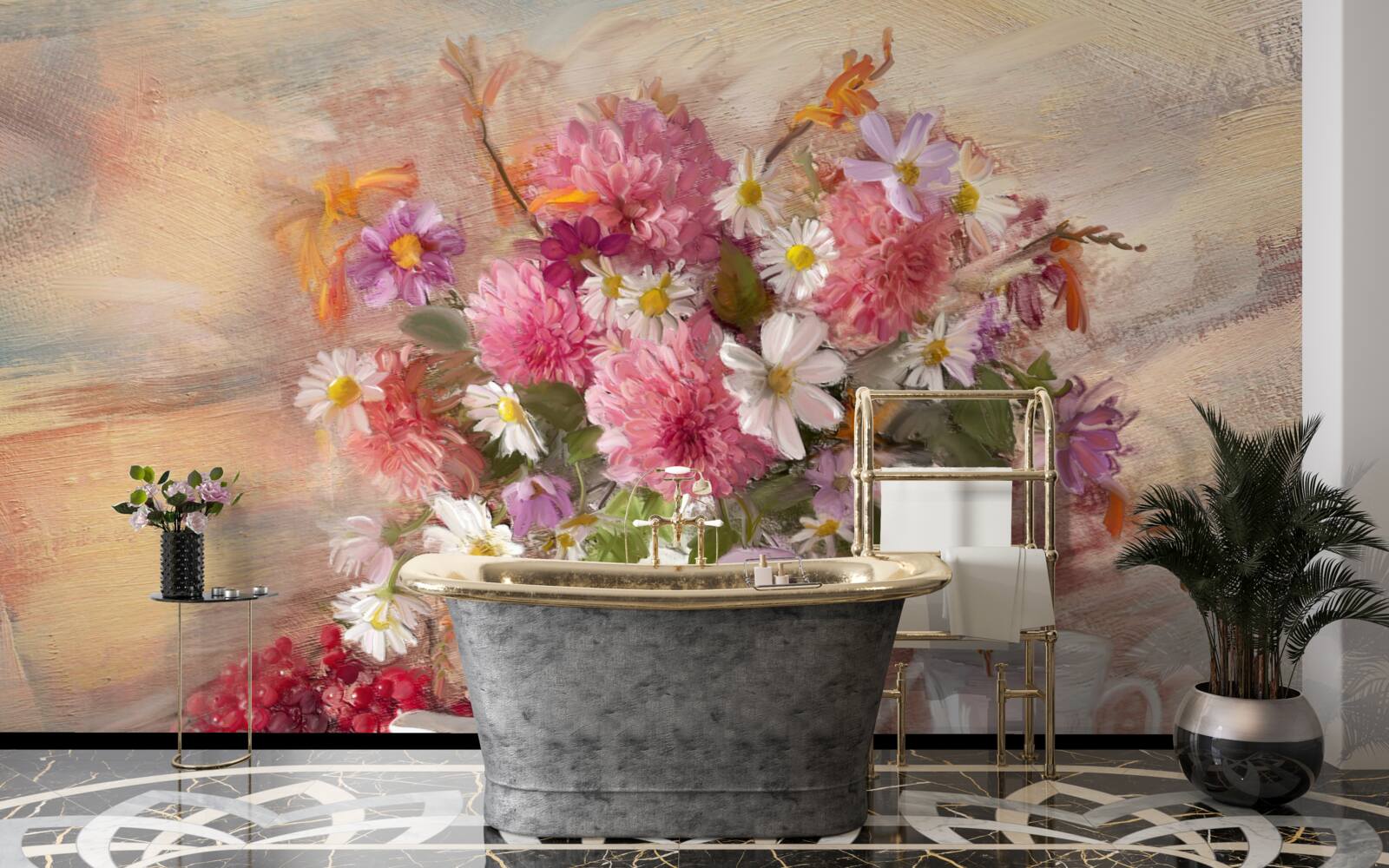 Fototapet viață statică cu ceai