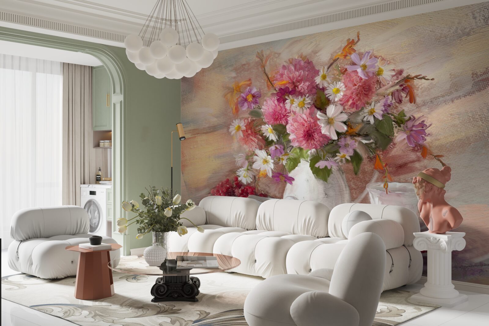 Fototapet viață statică cu ceai