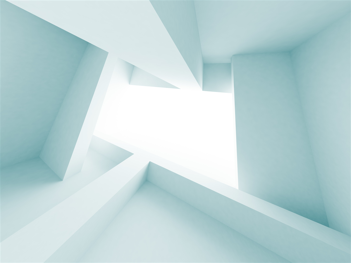 Fototapet forme geometrice în distanța abstractă