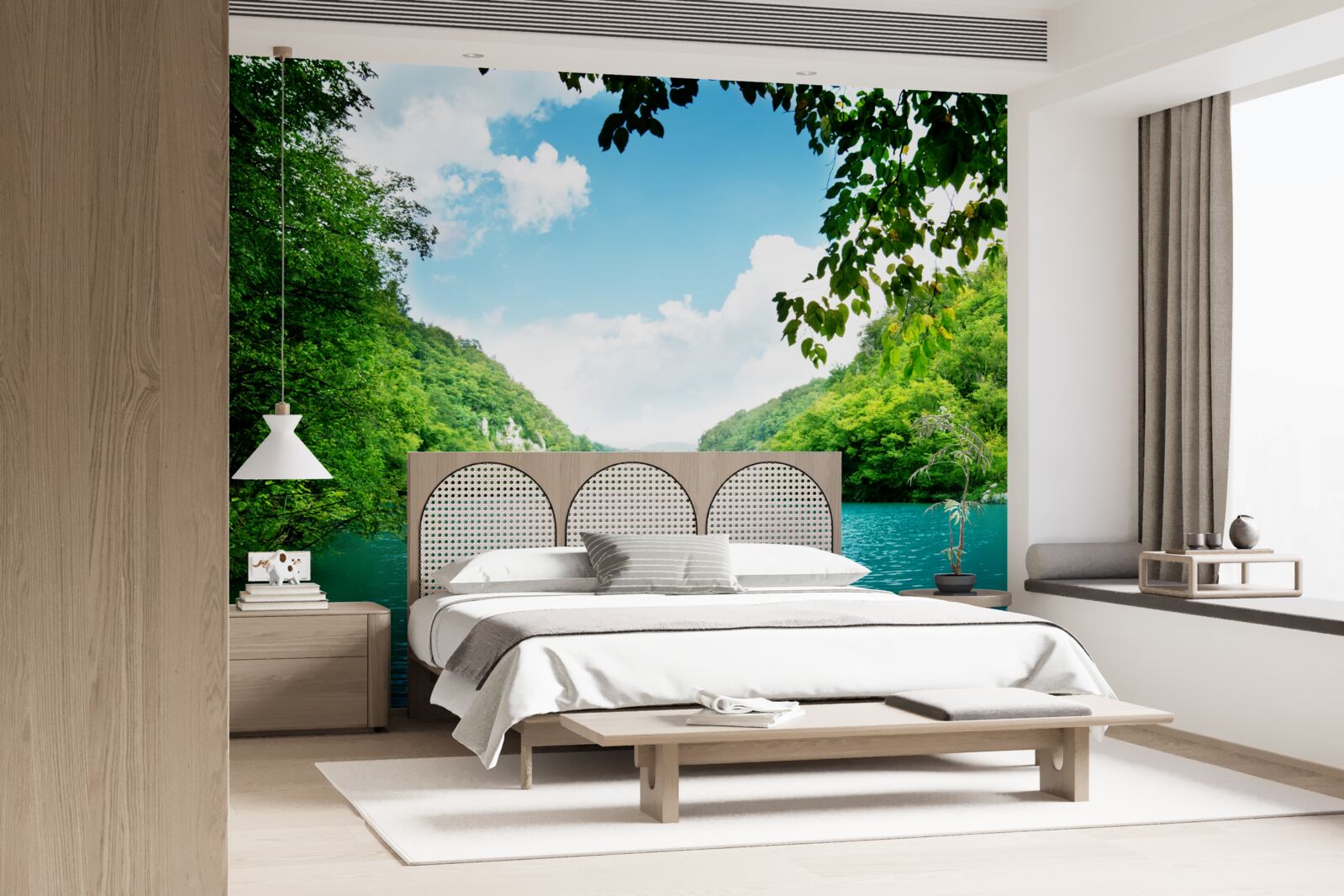 Fototapet ape azurii și insule de smarald