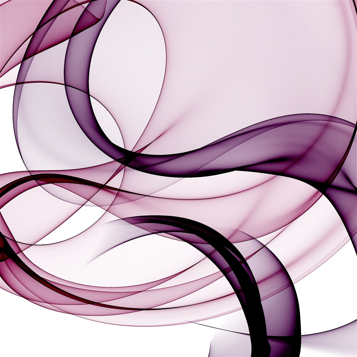 Fototapet linii întunecate, neclare pe mătase moale, deschisă