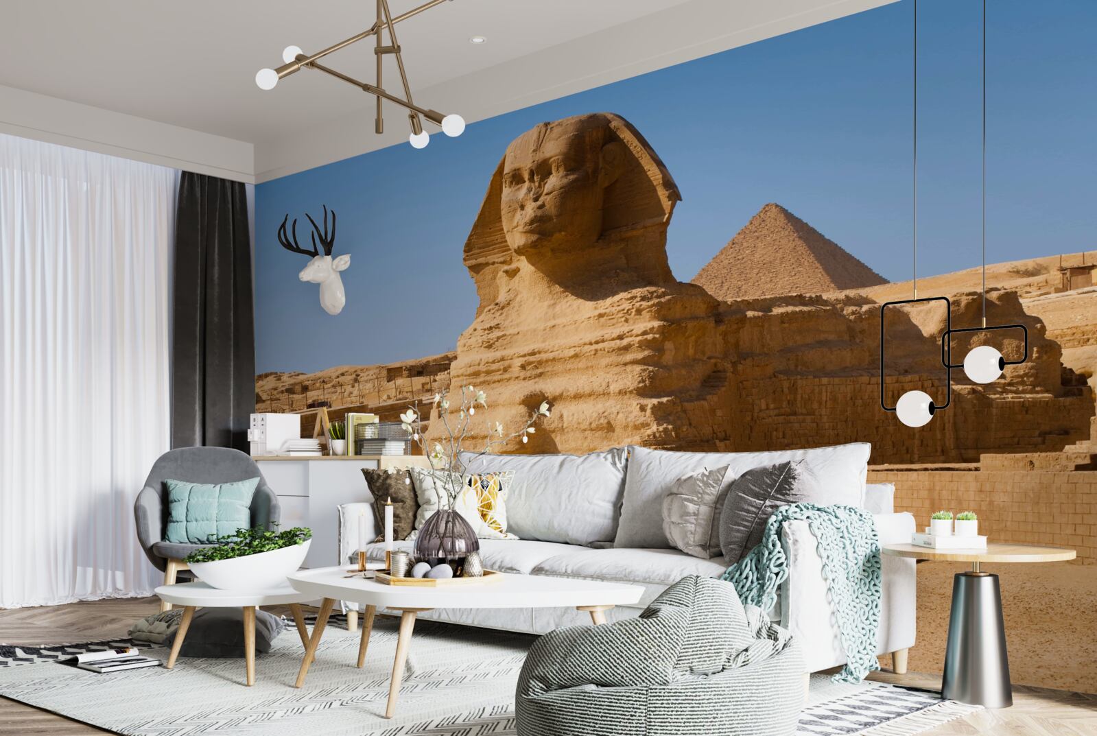 Fototapet Sfinxul egiptean antic