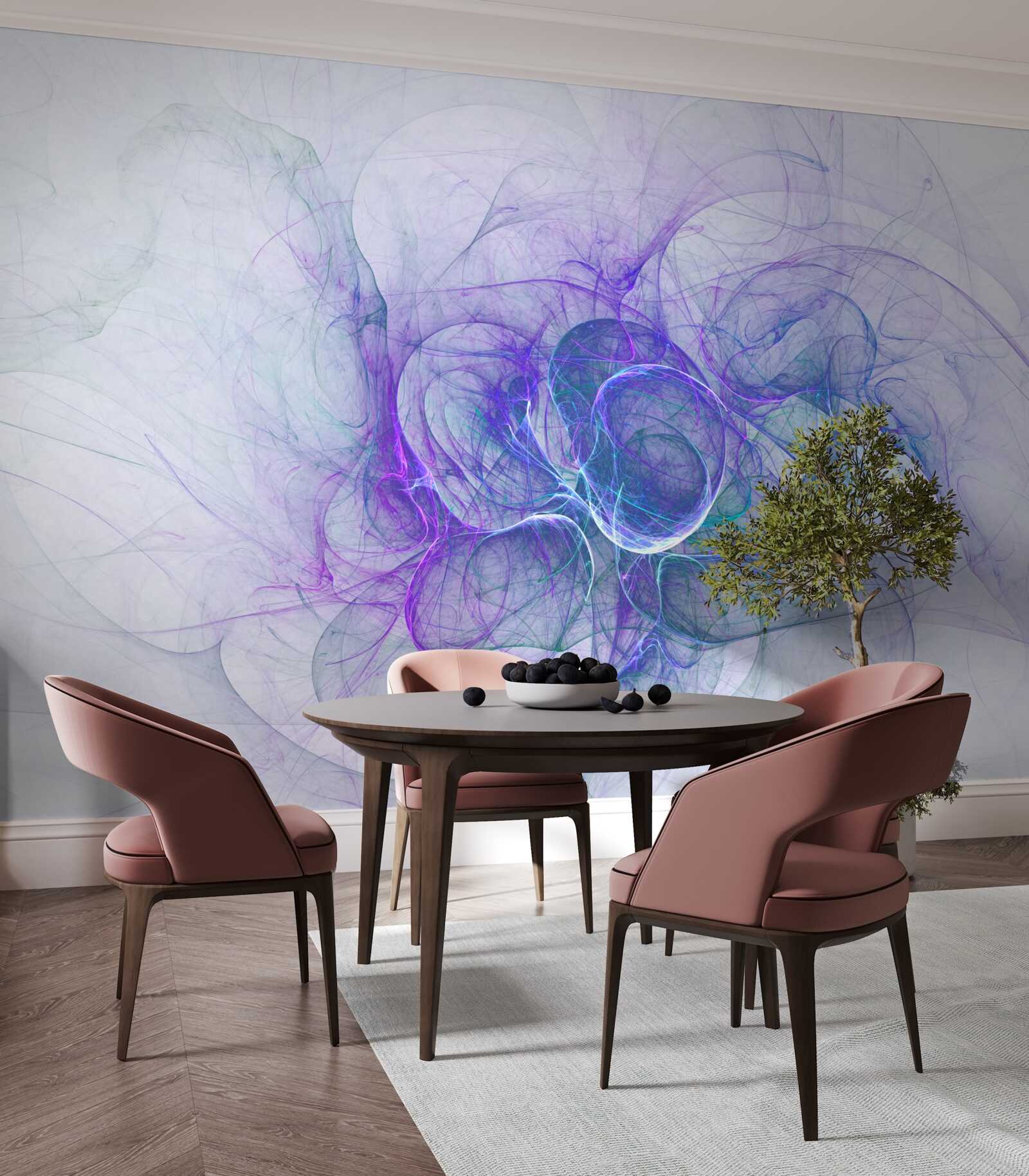 Fototapet celule nervoase în abstract pe fundal alb