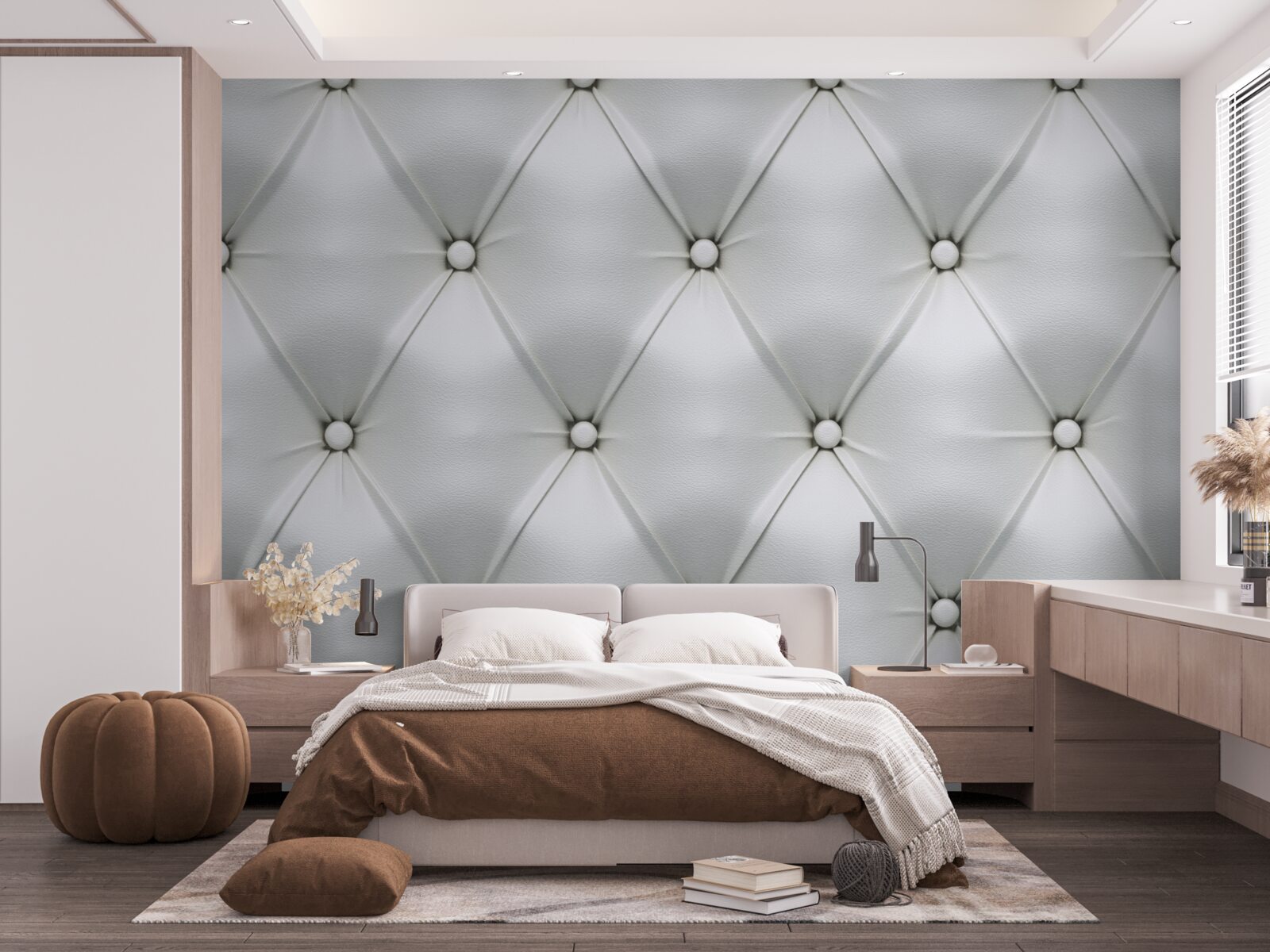 Fototapet textura țesăturii cu inserții de perle