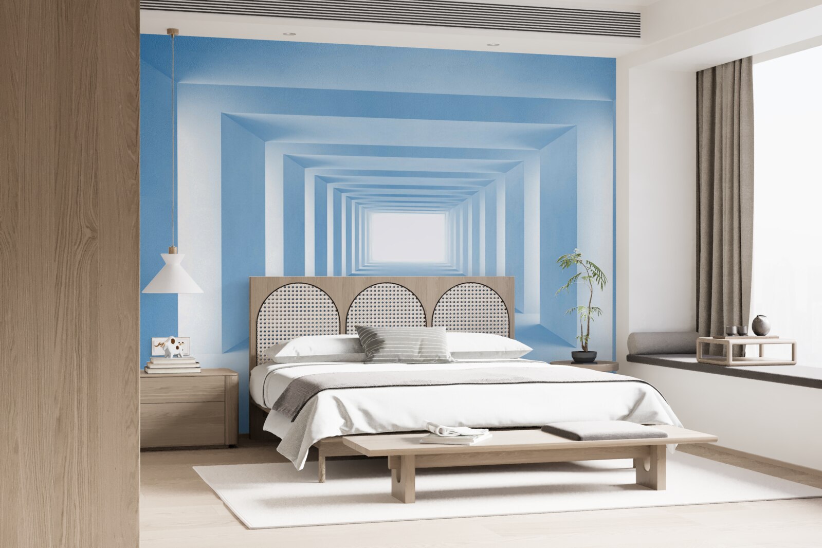 Fototapet structuri curbe dreptunghiulare infinit reversibile