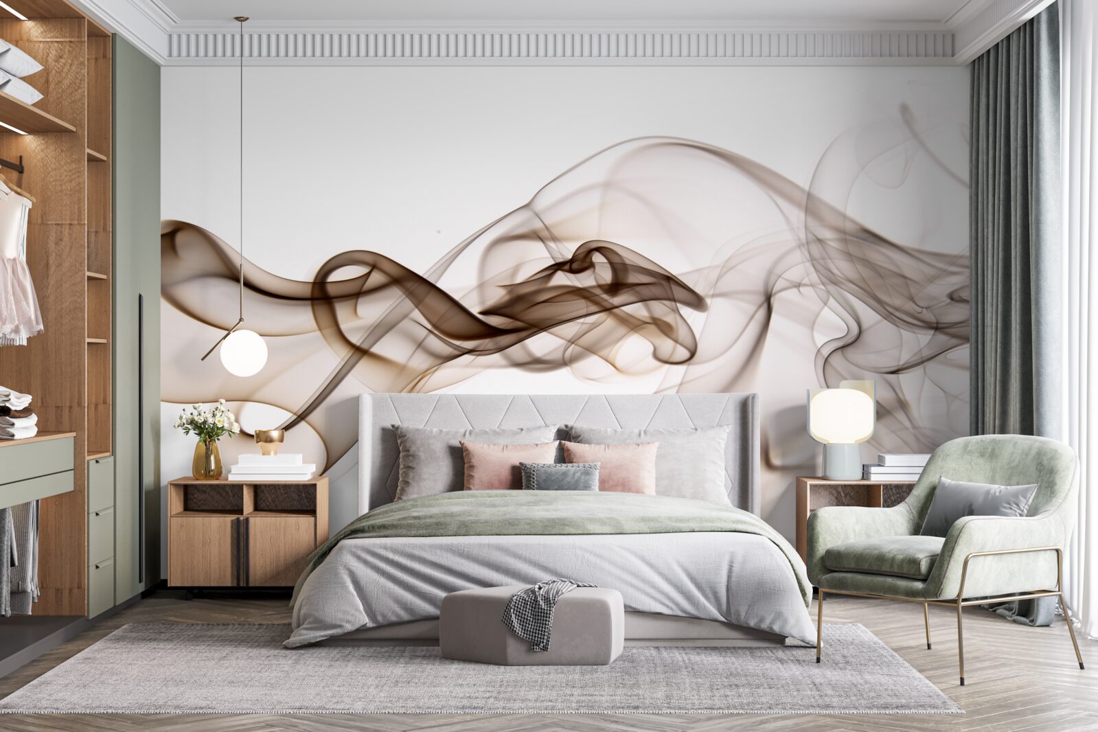 Fototapet băutură abstractă de cafea cu lapte