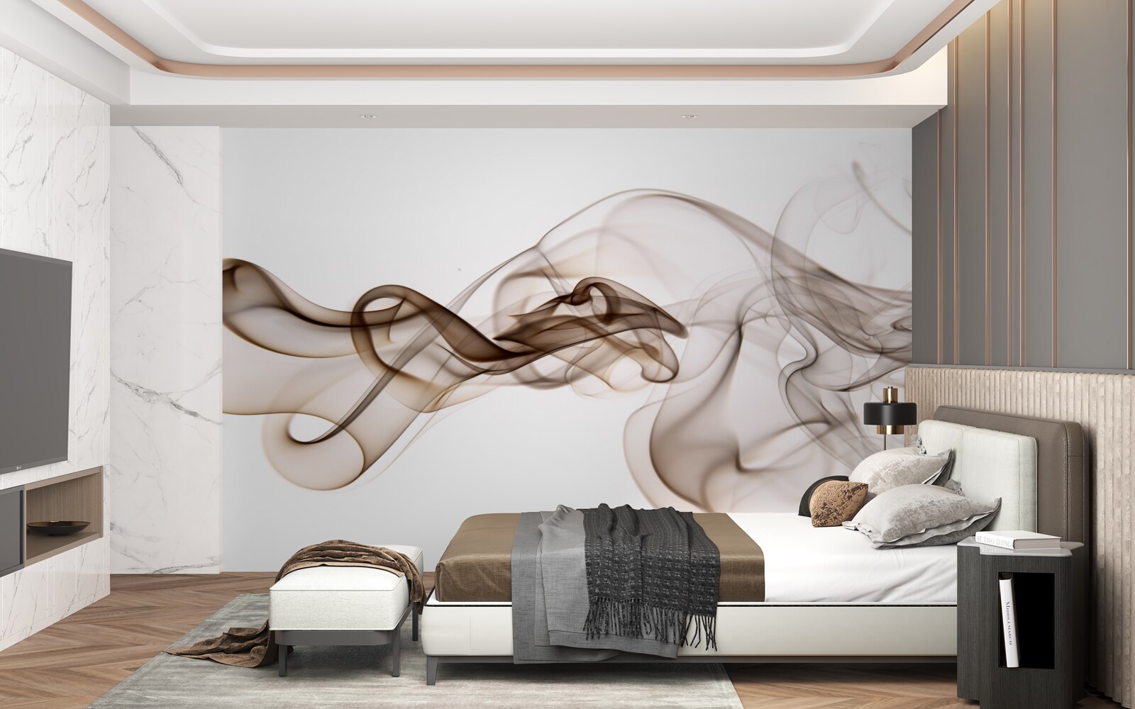 Fototapet băutură abstractă de cafea cu lapte