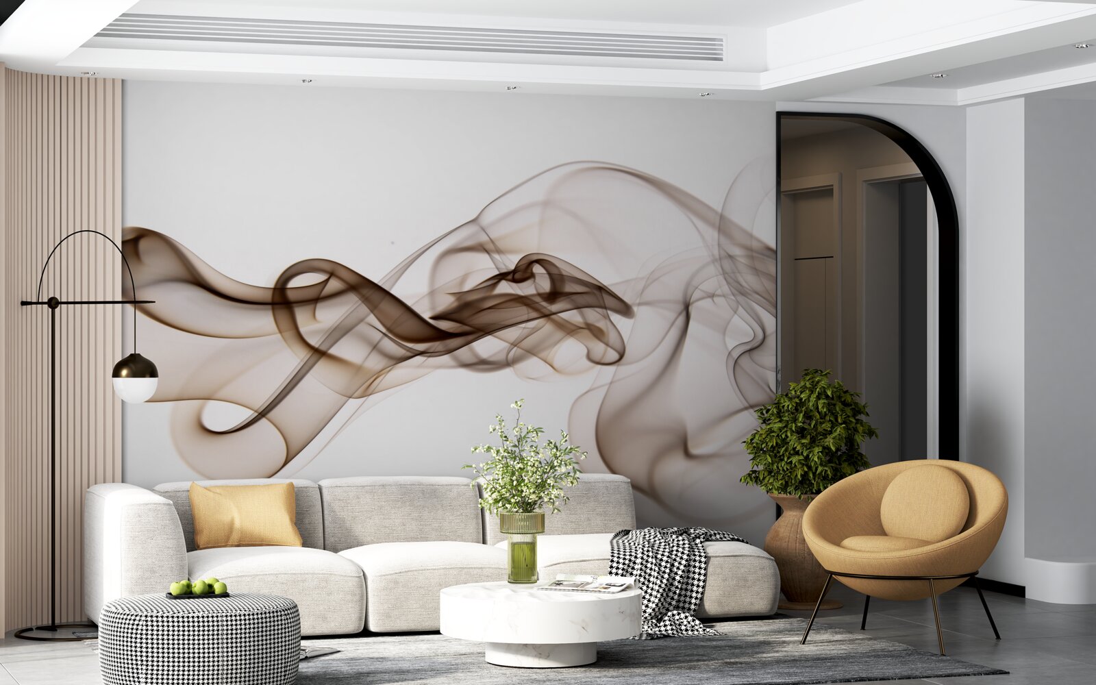 Fototapet băutură abstractă de cafea cu lapte