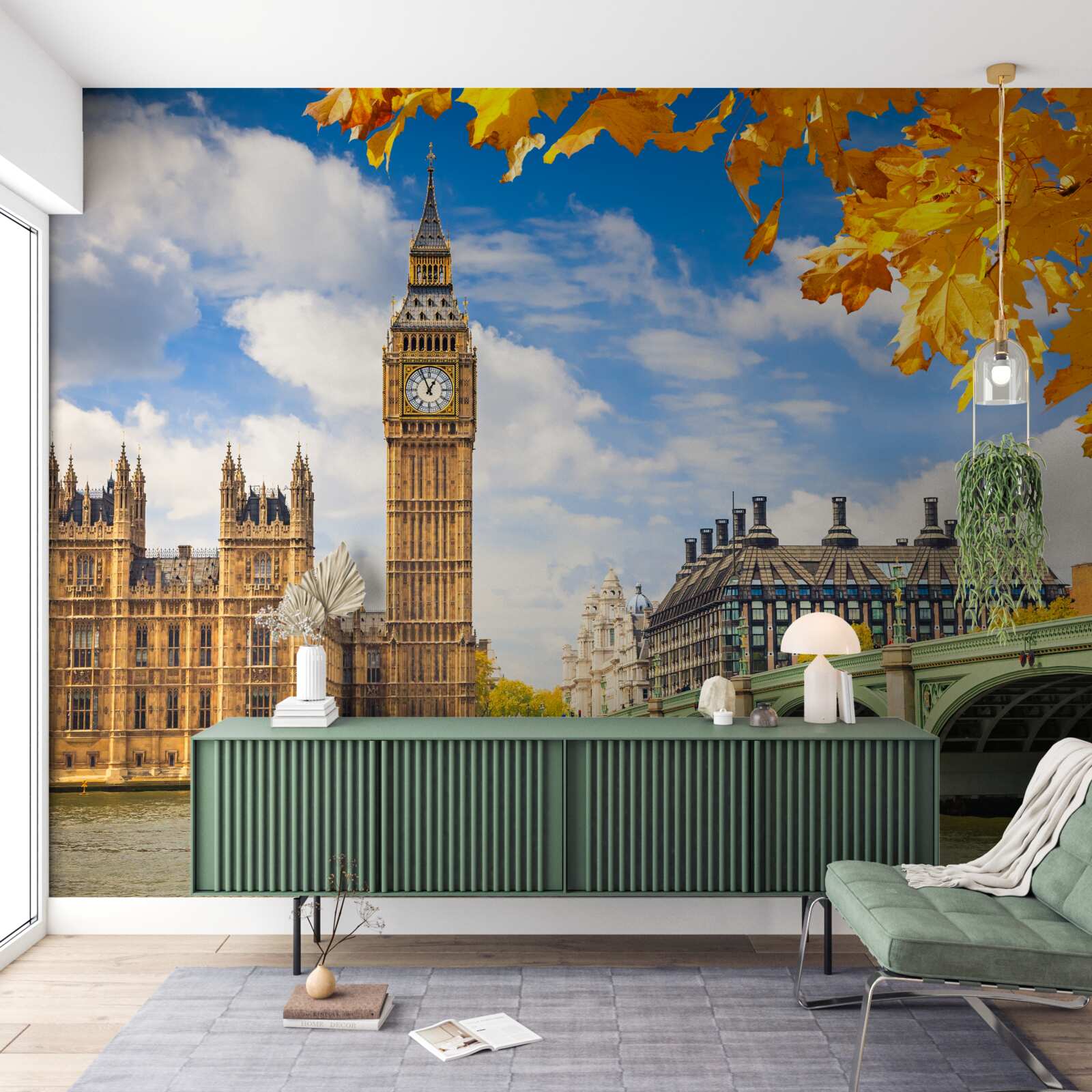 Fototapet toamna de aur în Londra antică