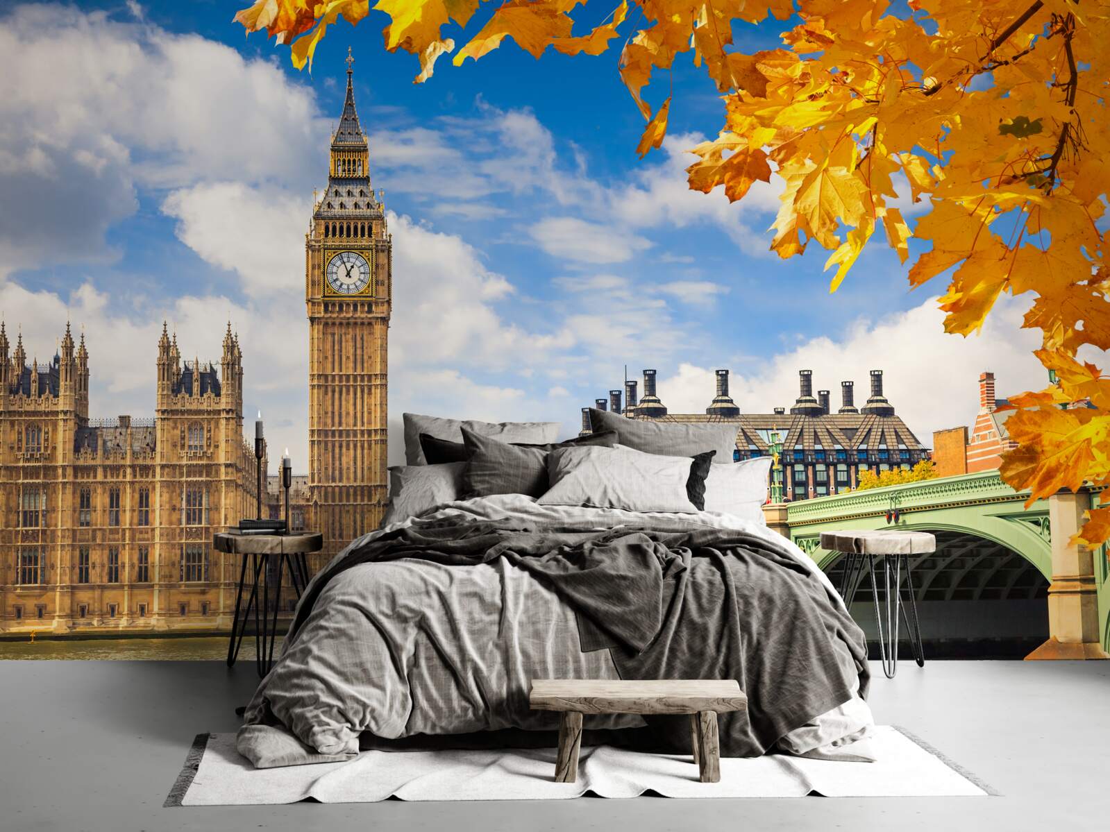 Fototapet toamna de aur în Londra antică