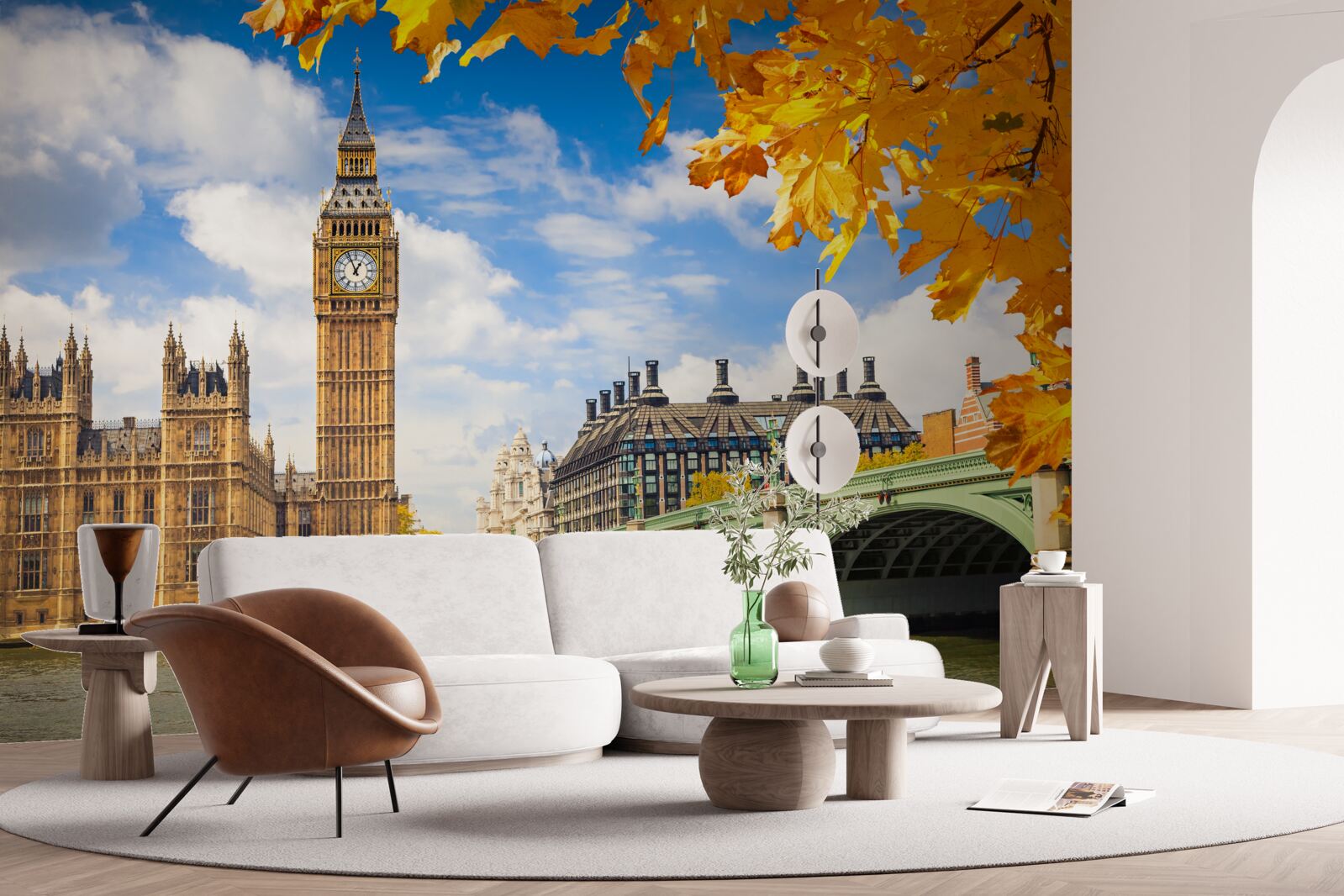 Fototapet toamna de aur în Londra antică