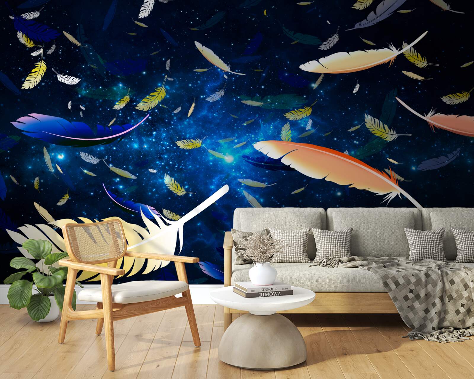 Fototapet un vortex de pene strălucitoare în abisul universului