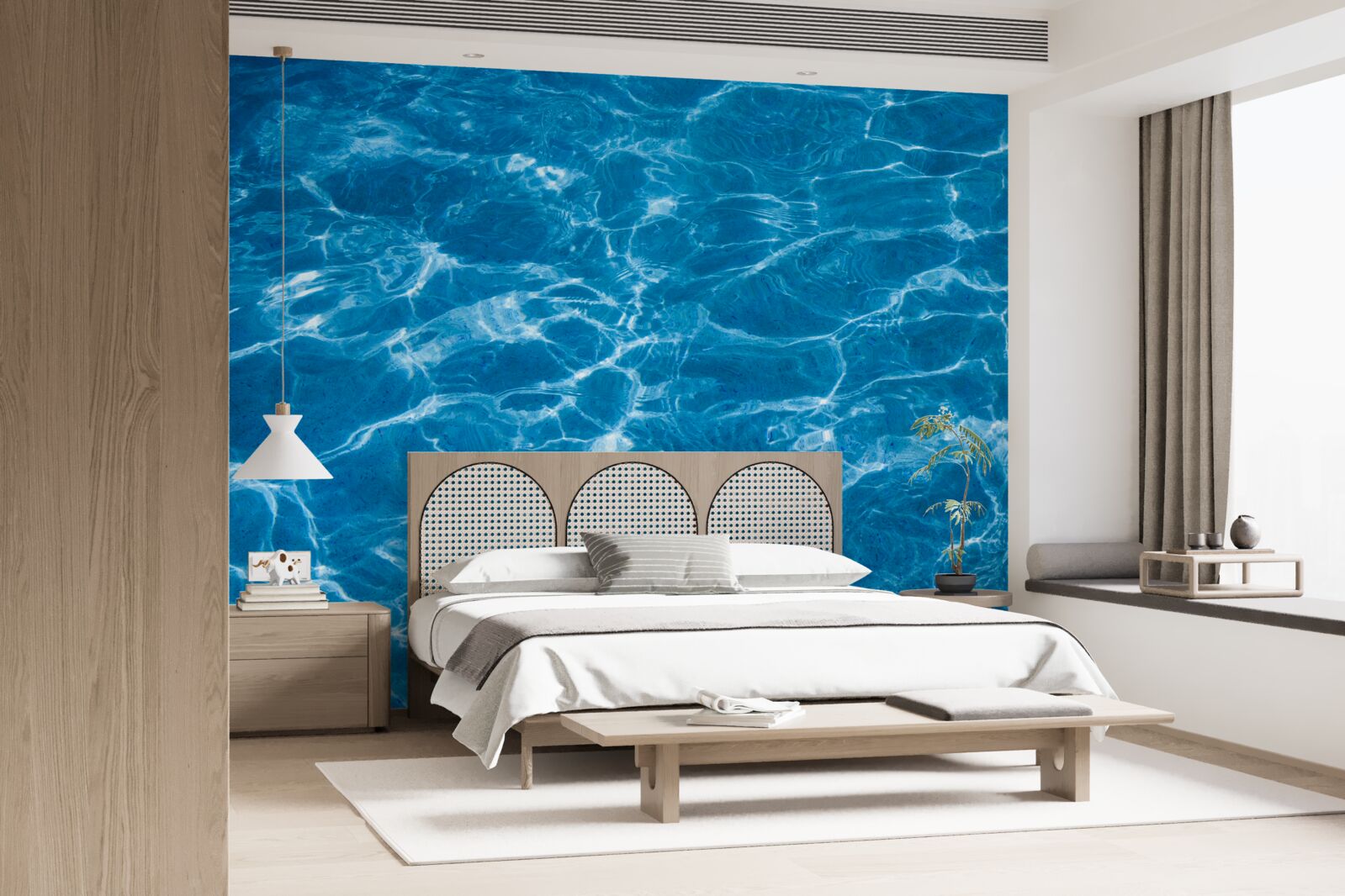 Fototapet soare pe apă