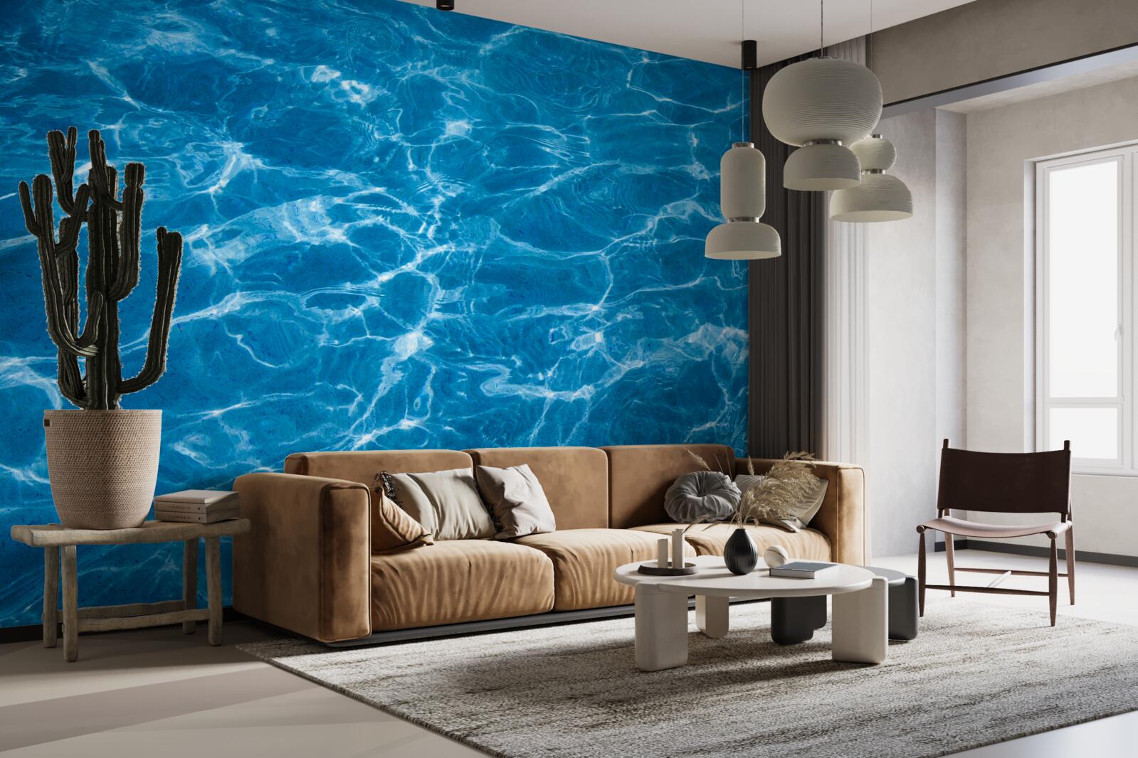 Fototapet soare pe apă