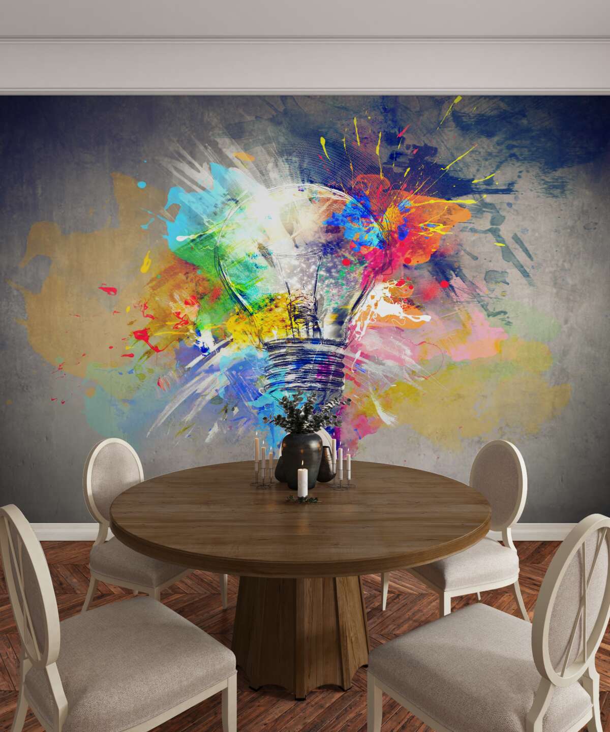 Fototapet bec colorat luminos