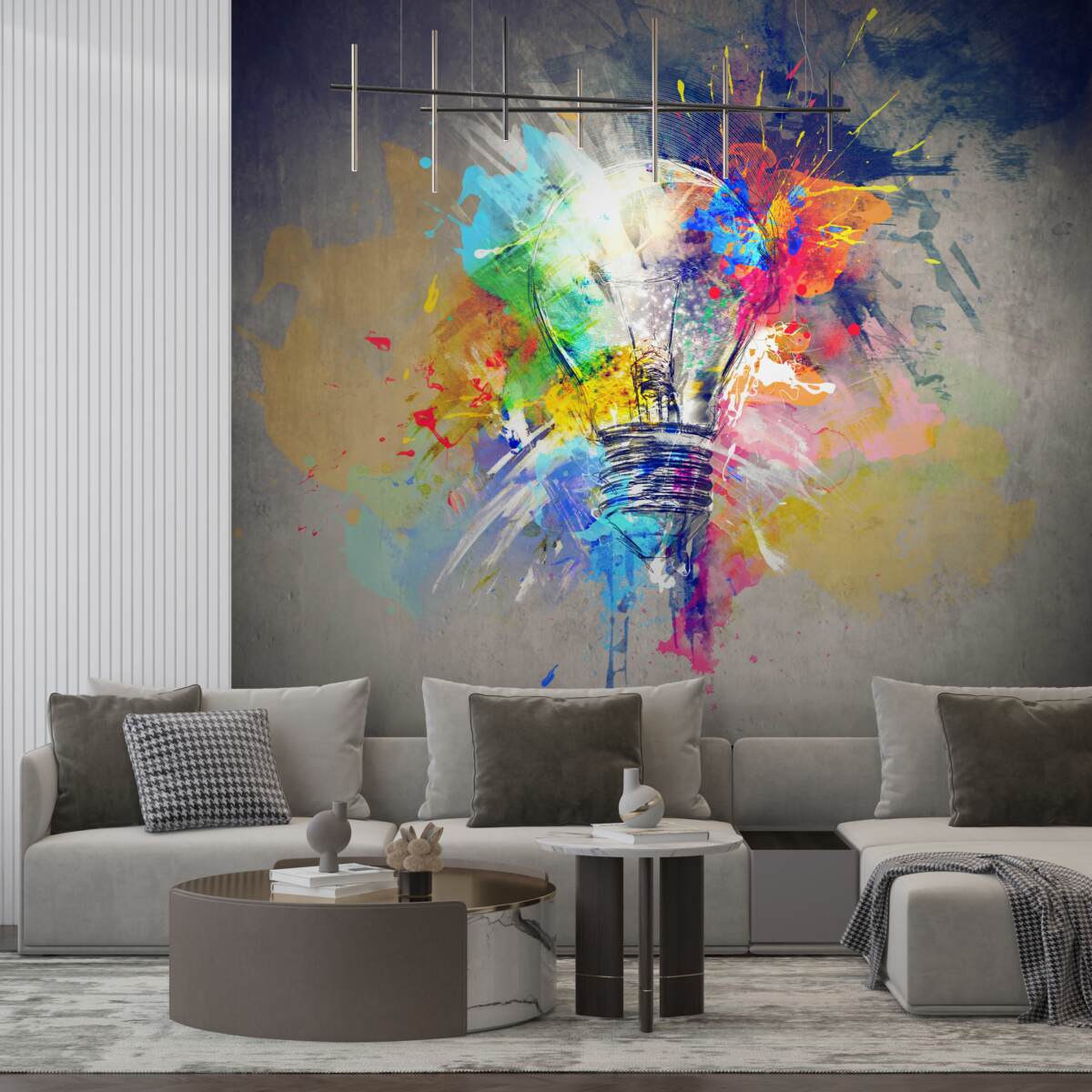 Fototapet bec colorat luminos