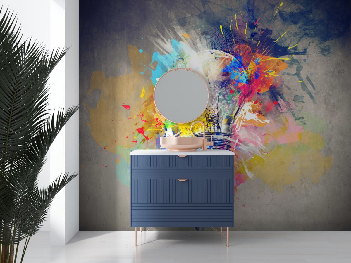 Fototapet bec colorat luminos