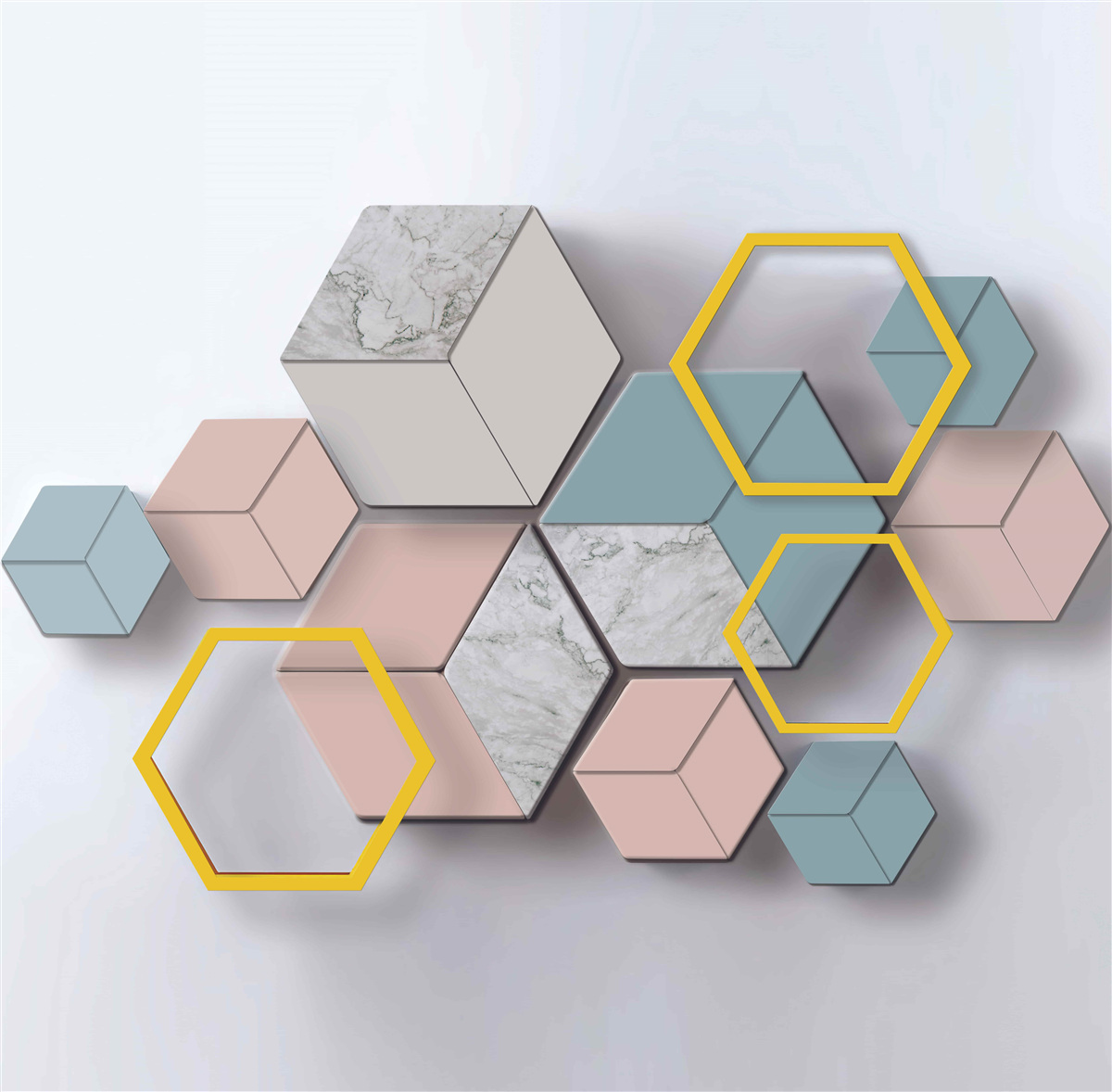 Fototapet compoziție de dreptunghiuri multicolore