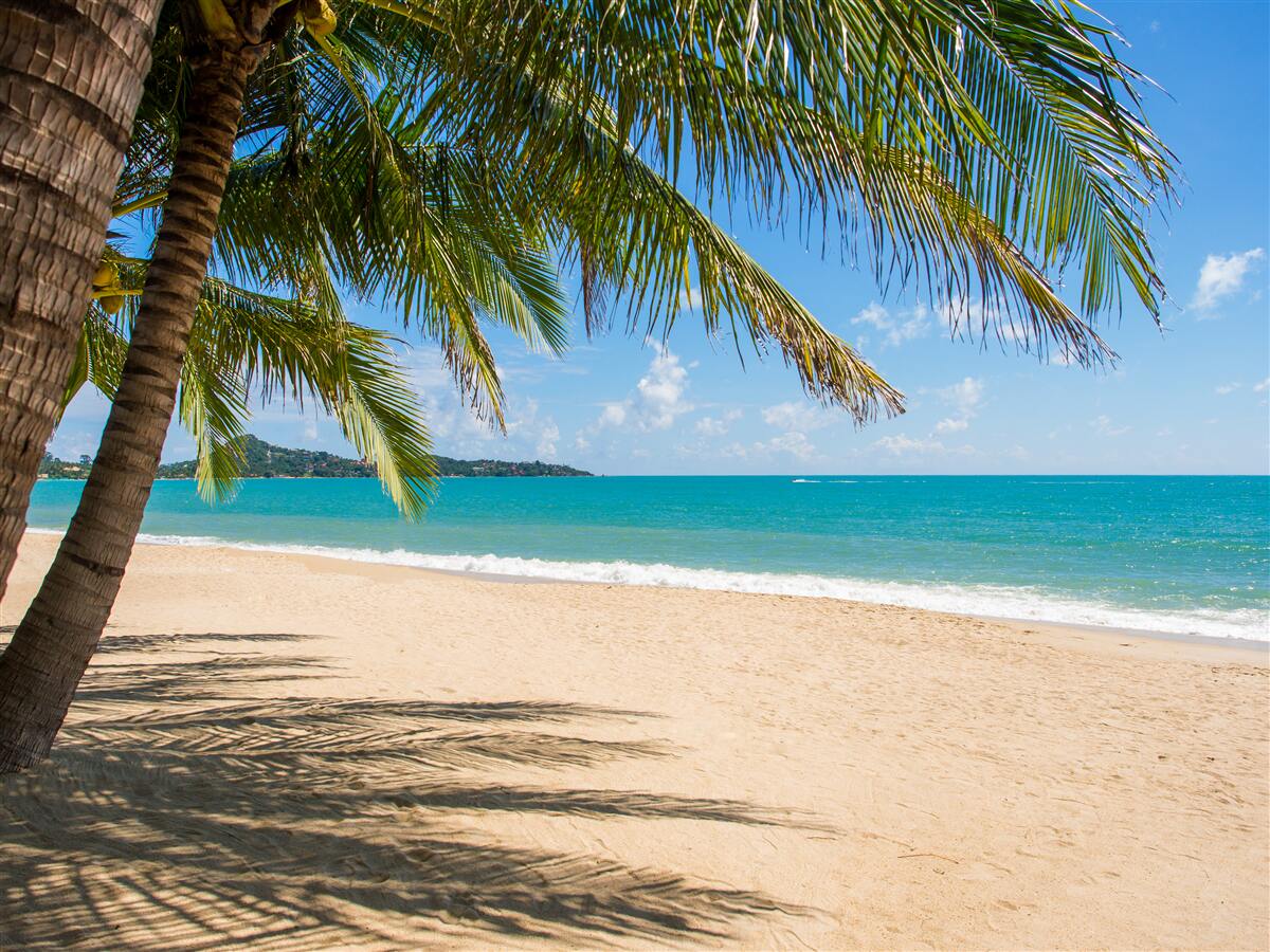 Fototapet plajă de vis izolată