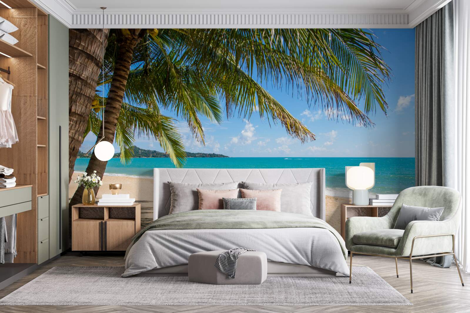 Fototapet plajă de vis izolată