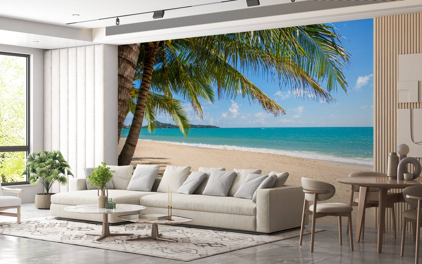 Fototapet plajă de vis izolată