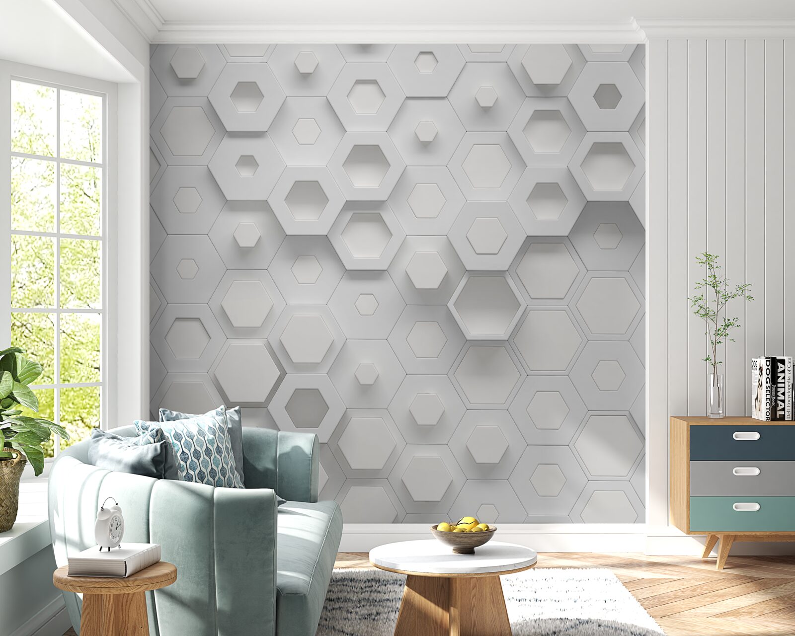 Fototapet modele albe extinse