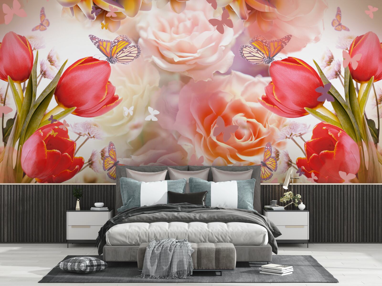 Fototapet model floral rafinat