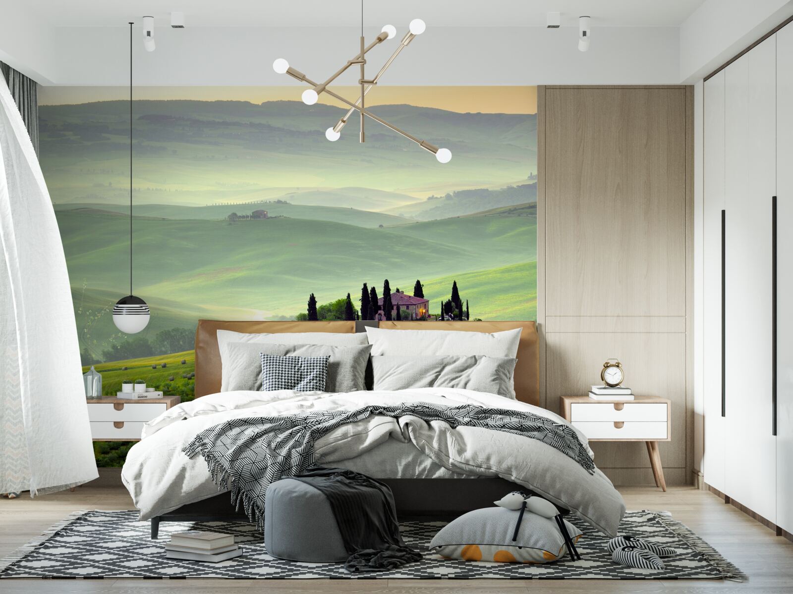 Fototapet sub soarele toscan