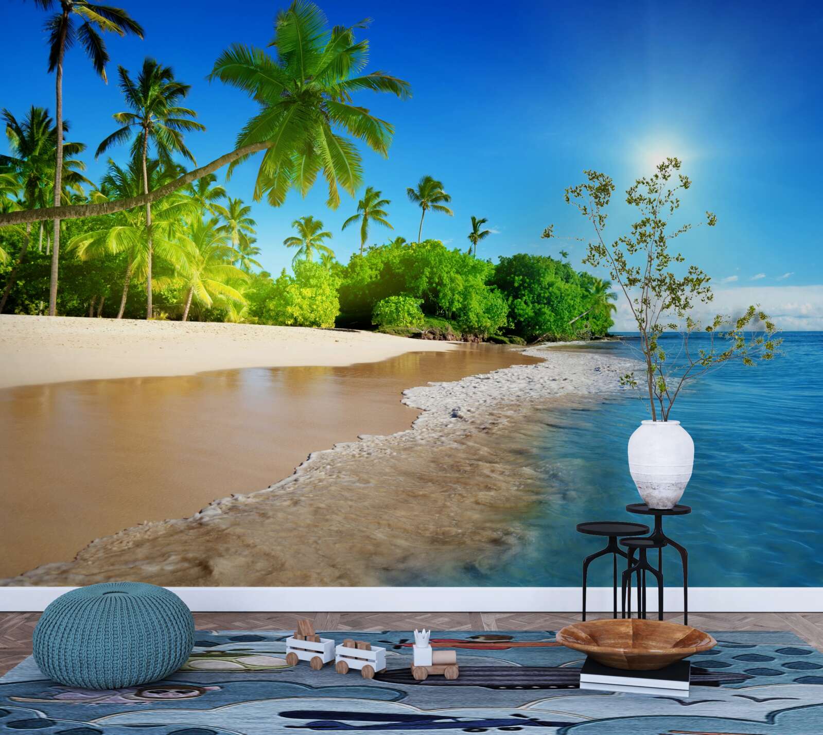 Fototapet coasta albastră