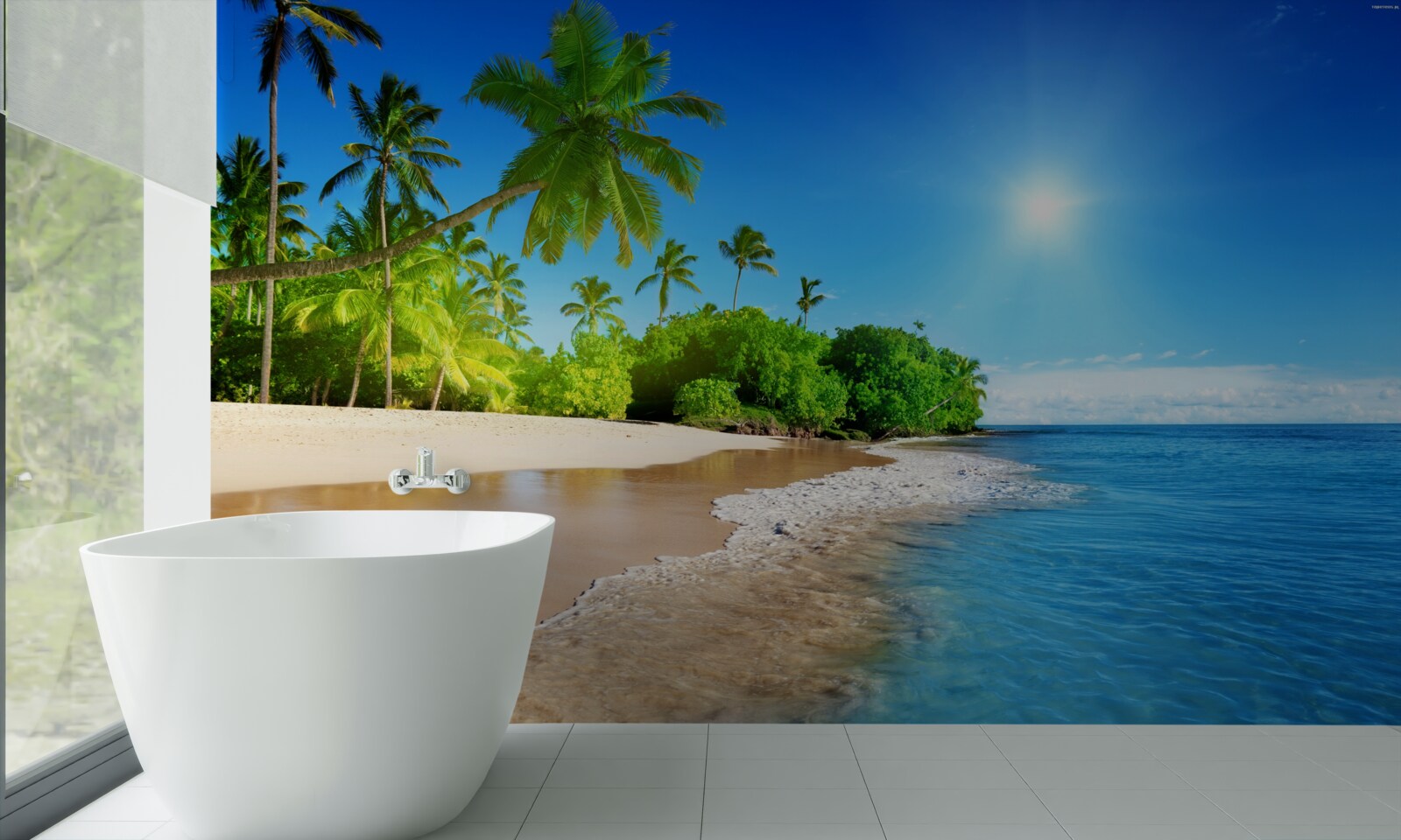 Fototapet coasta albastră