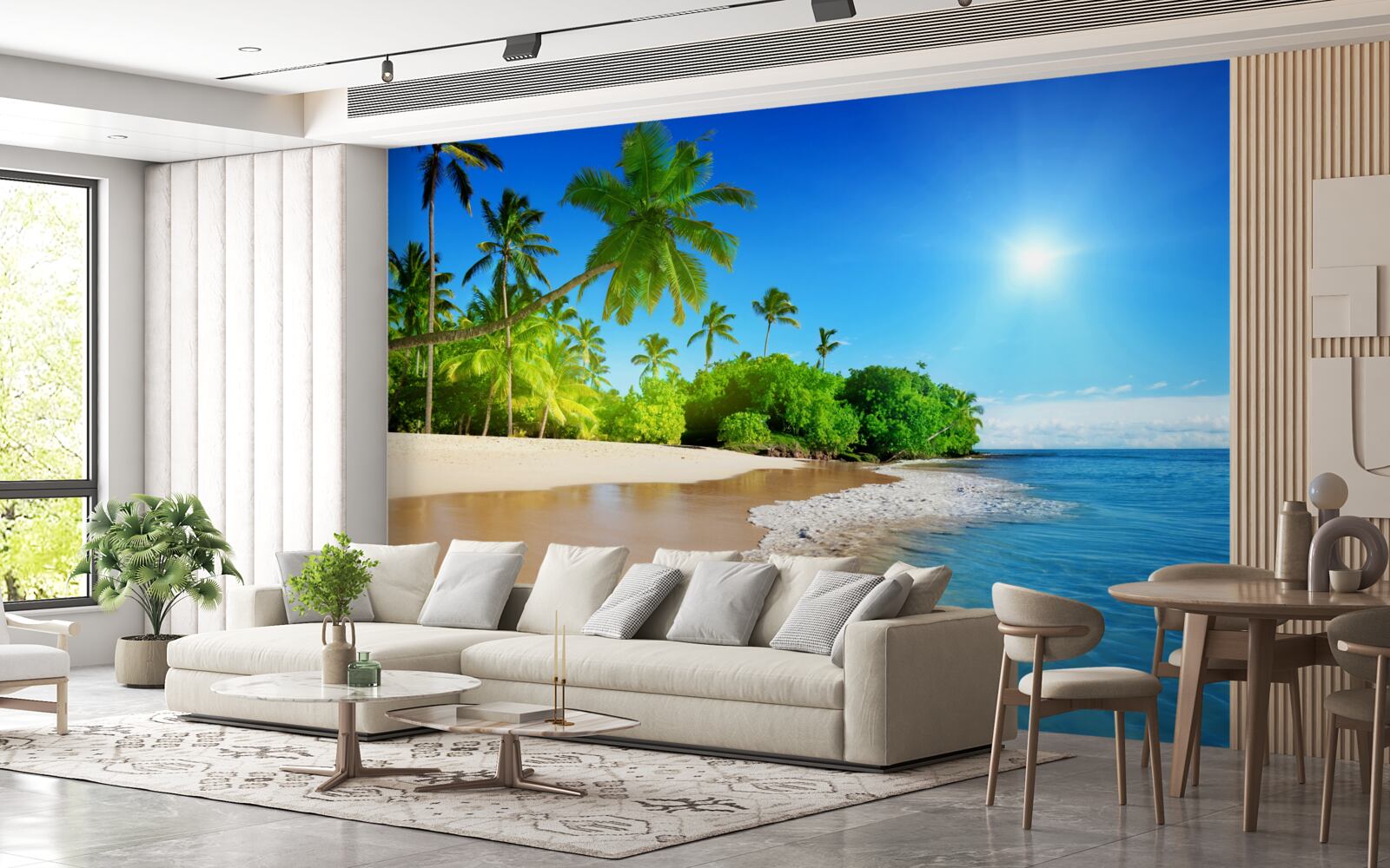 Fototapet coasta albastră