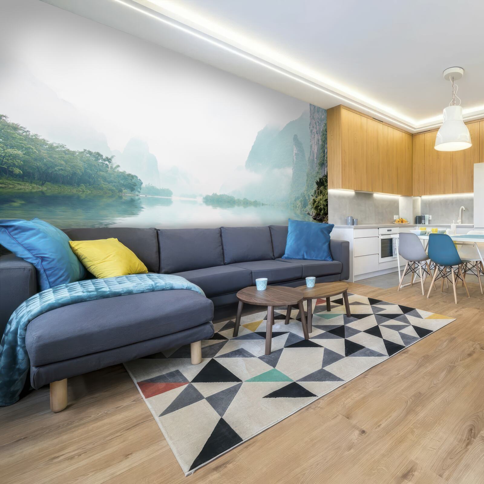 Fototapet peisaj fluvial impresionant