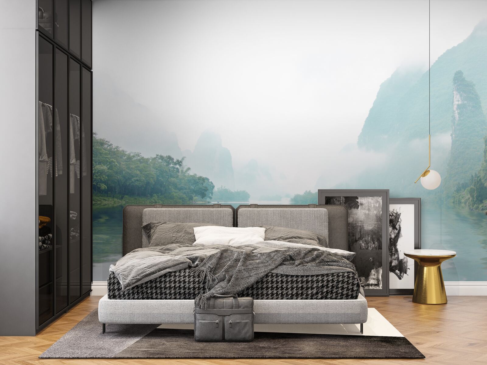 Fototapet peisaj fluvial impresionant