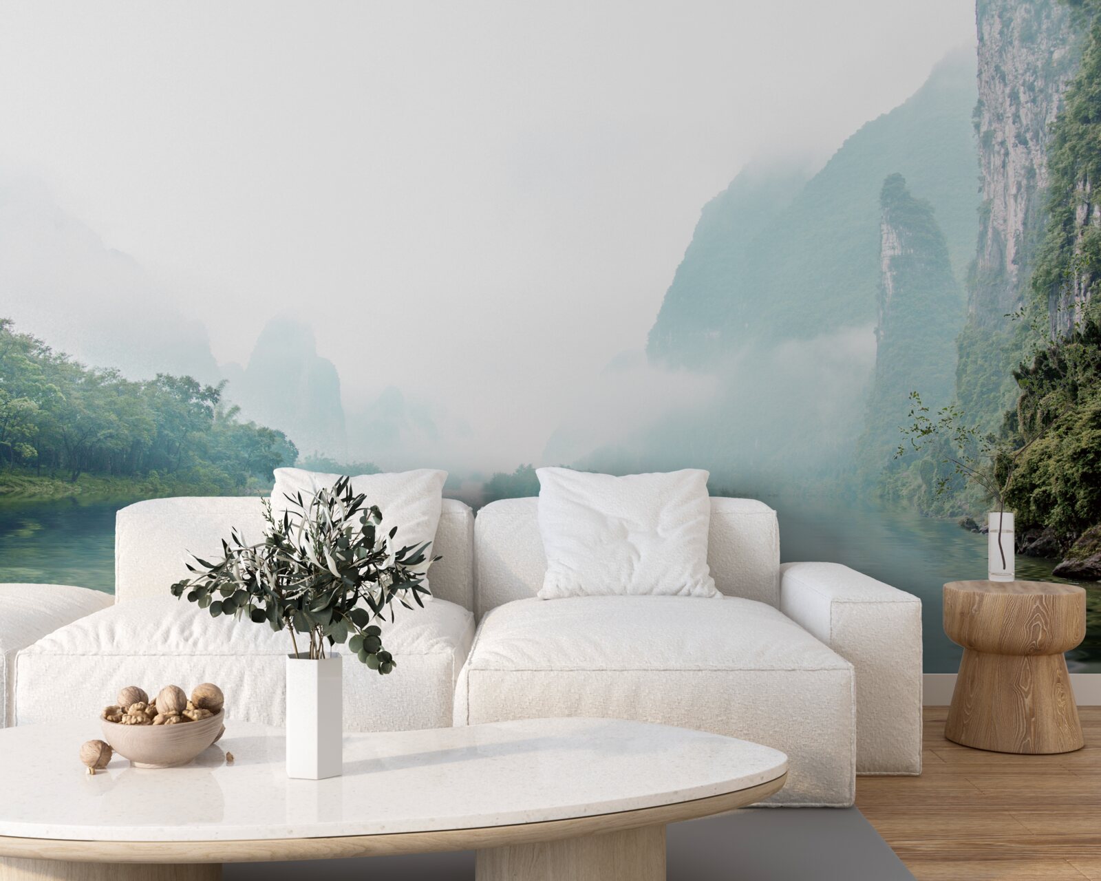 Fototapet peisaj fluvial impresionant