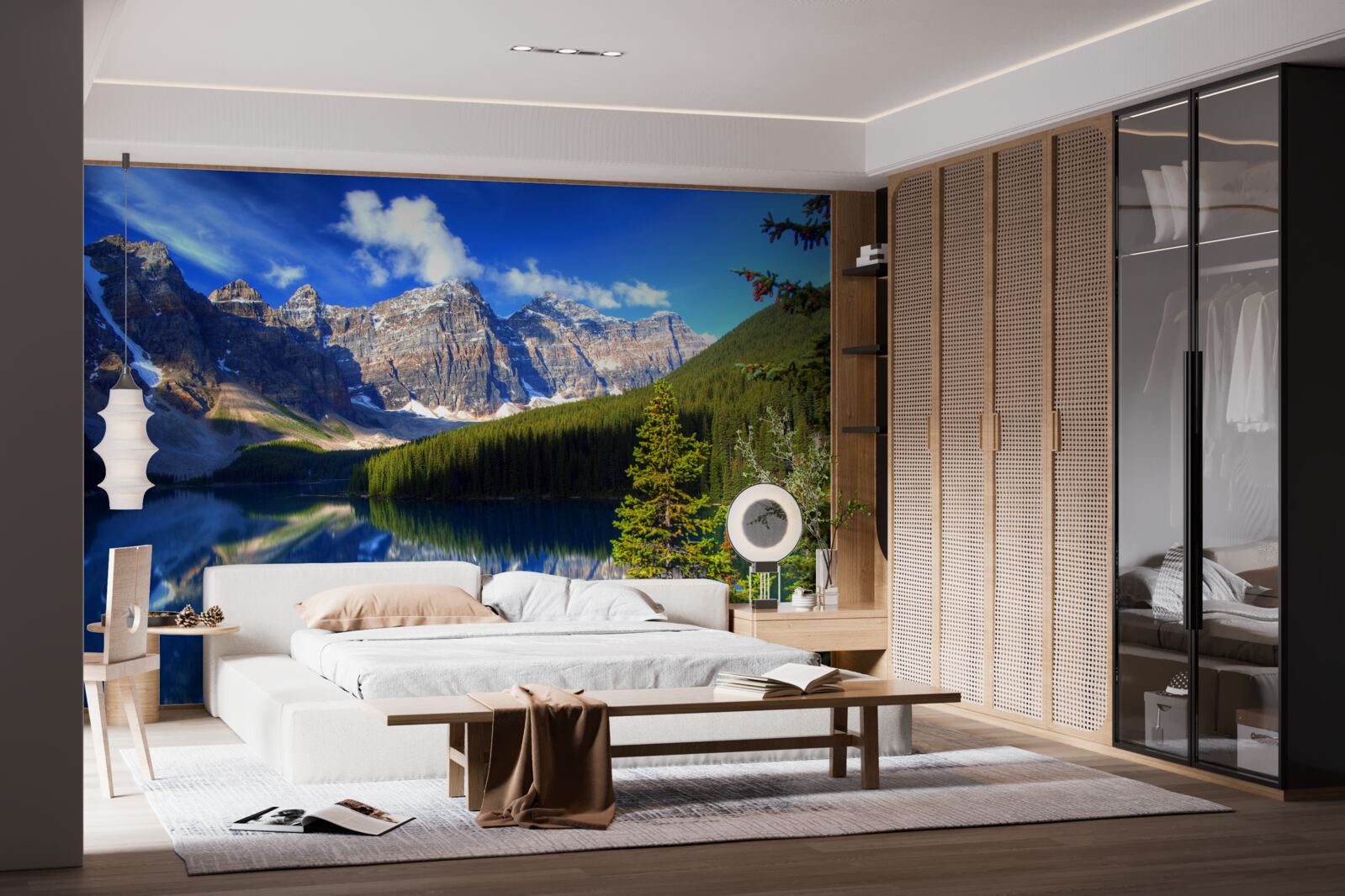 Fototapet lacul louise, situat în banff