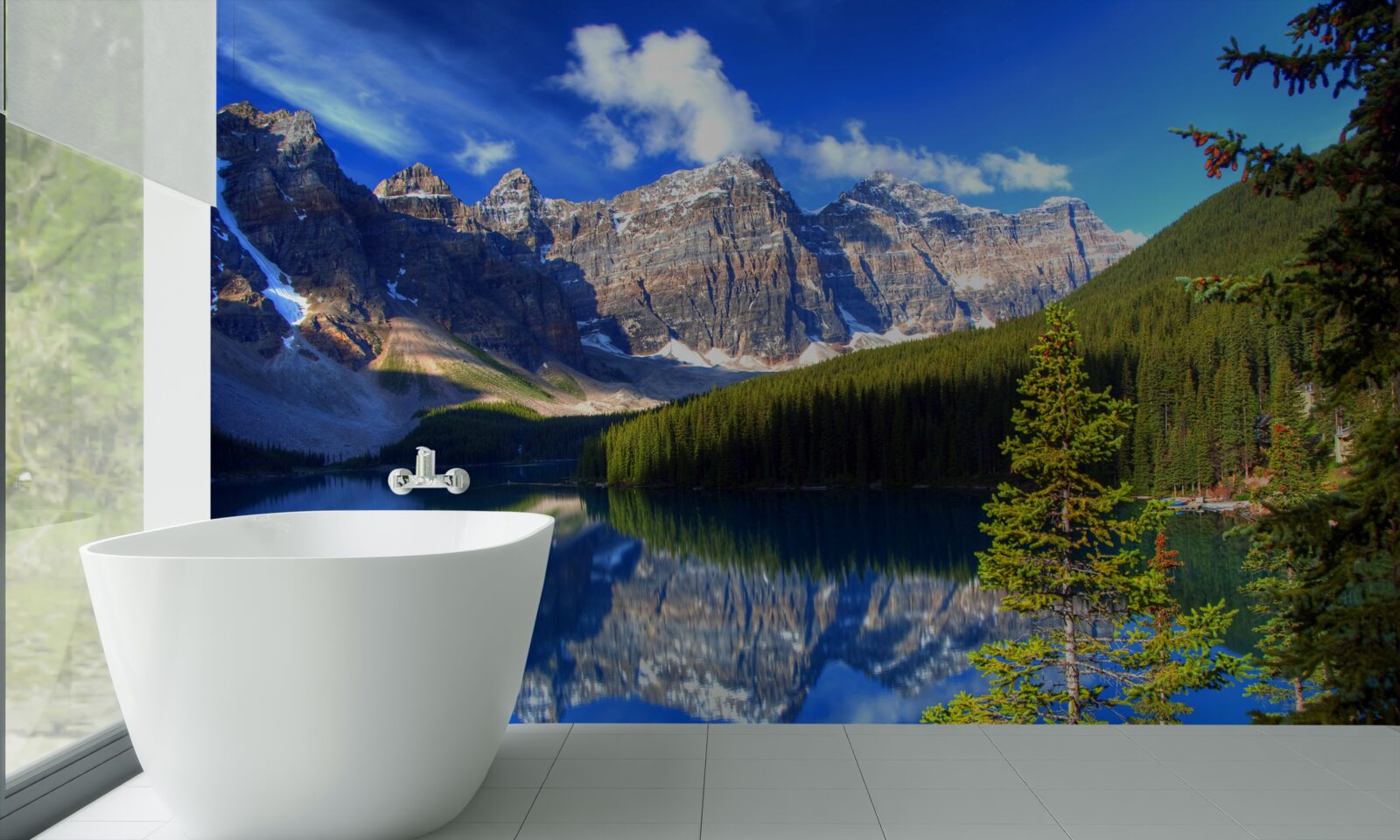 Fototapet lacul louise, situat în banff