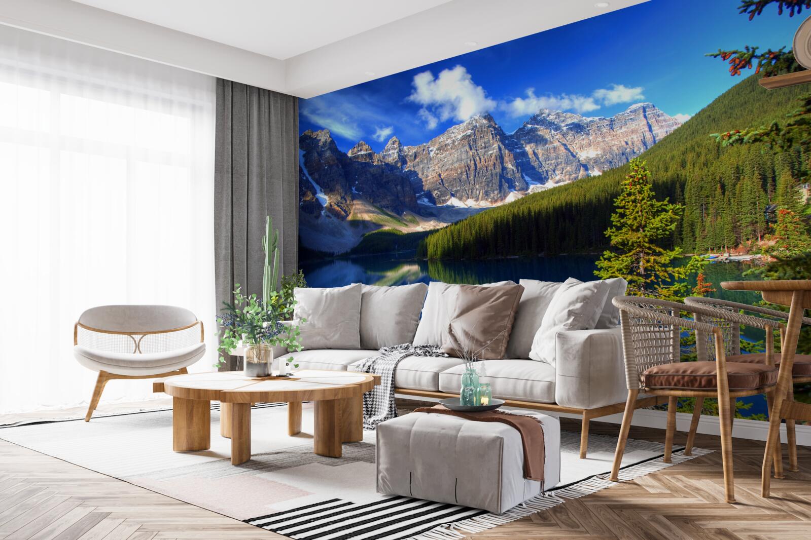 Fototapet lacul louise, situat în banff