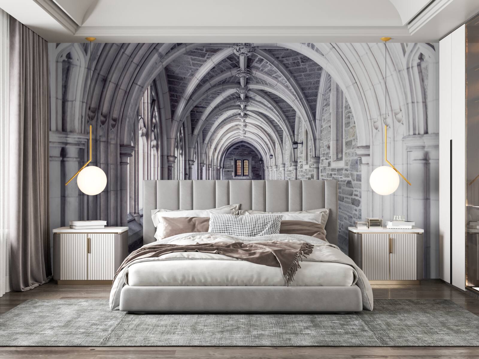 Fototapet elemente arhitecturale ale pasarelei