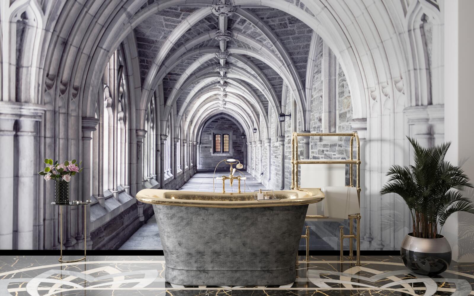 Fototapet elemente arhitecturale ale pasarelei