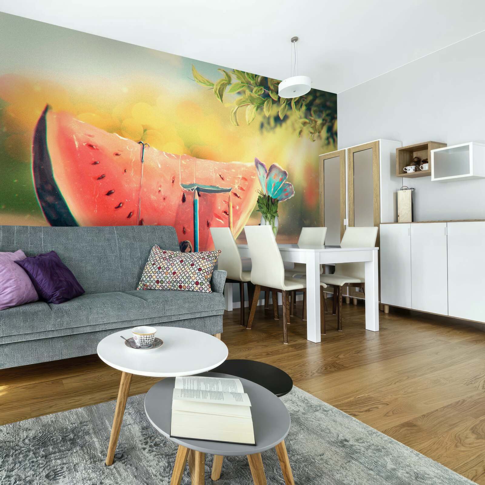 Fototapet o bucată mare de pepene dulce