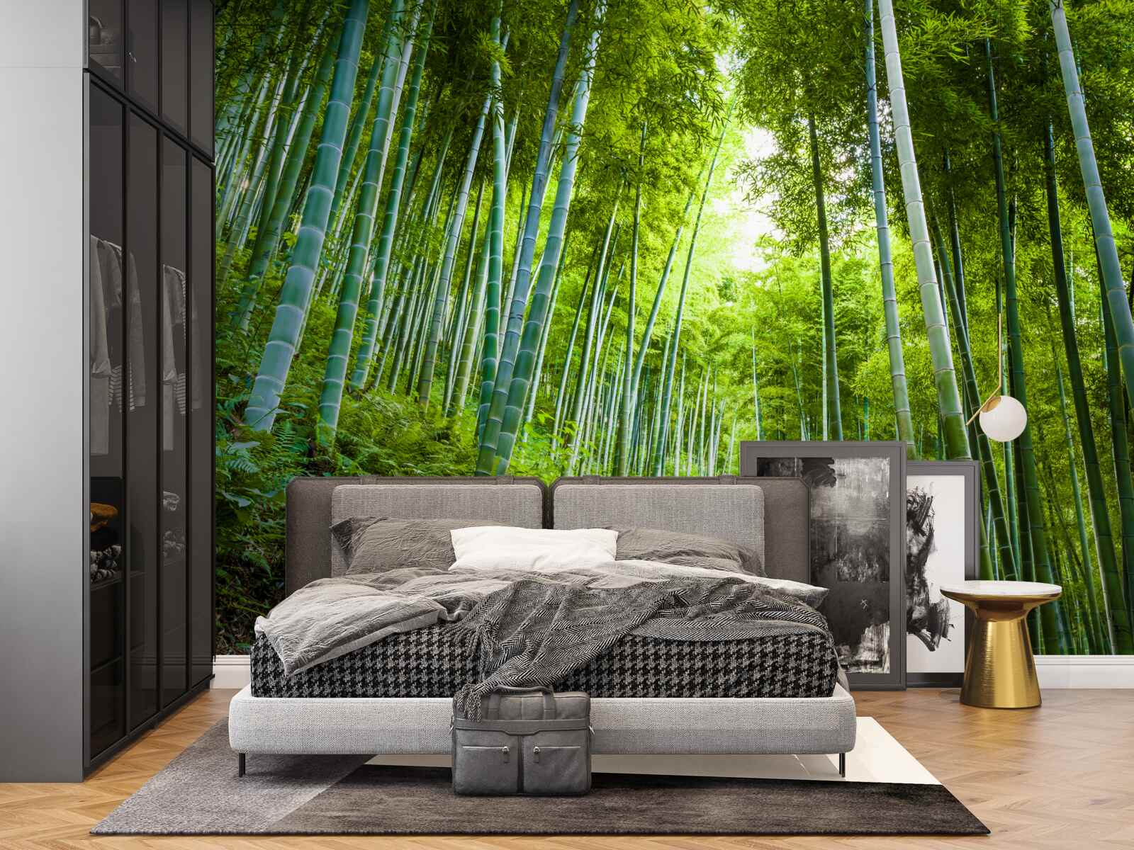 Fototapet frumoasă pădure luxuriantă de smarald