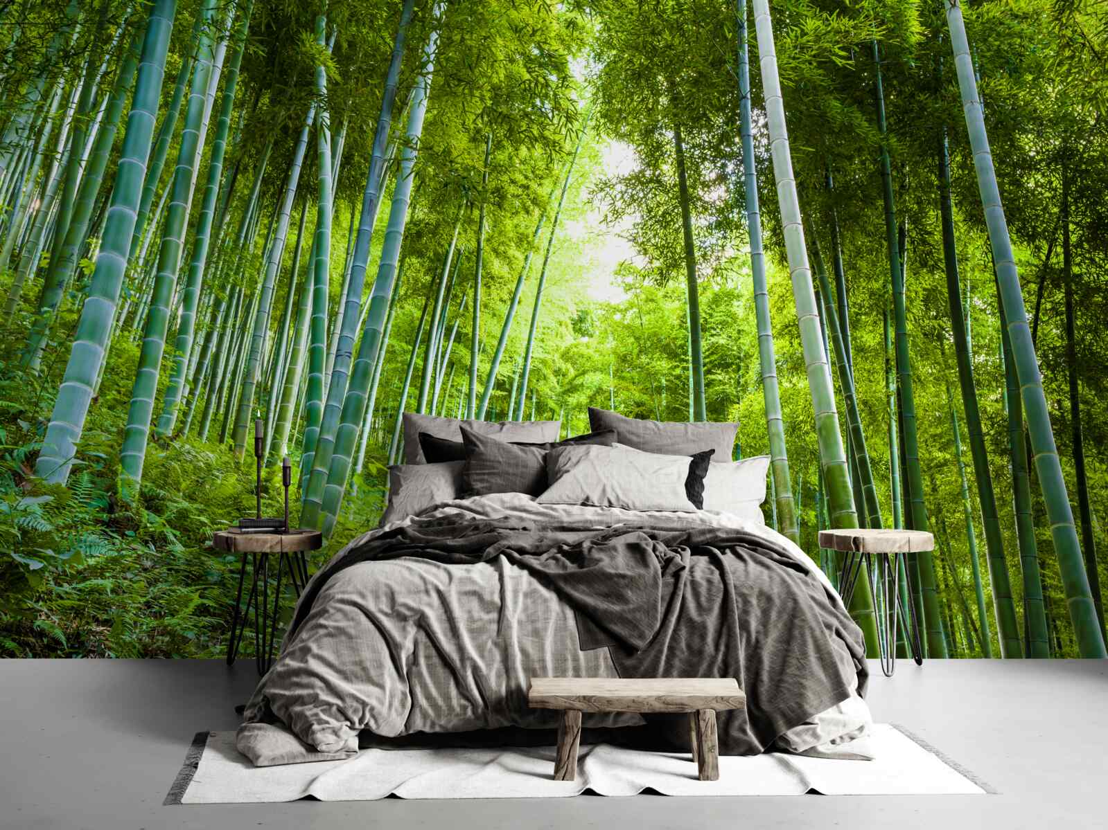 Fototapet frumoasă pădure luxuriantă de smarald