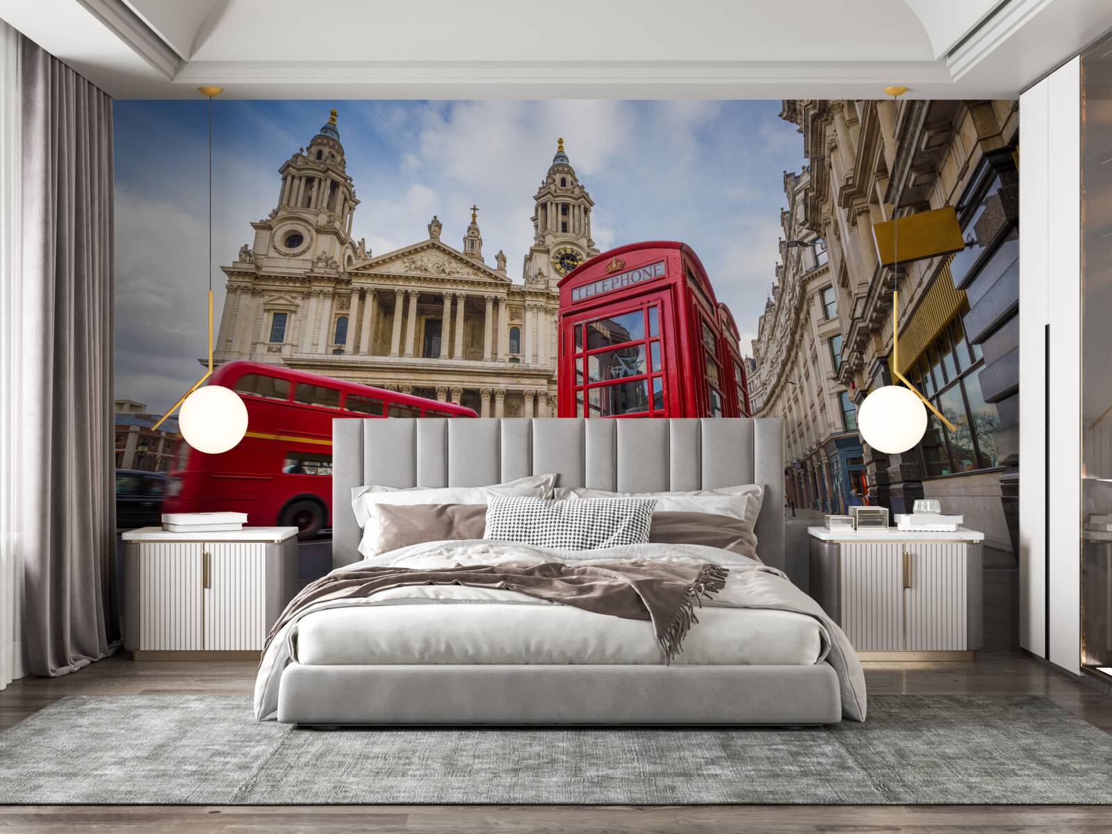 Fototapet caracteristici și locuri memorabile din londra