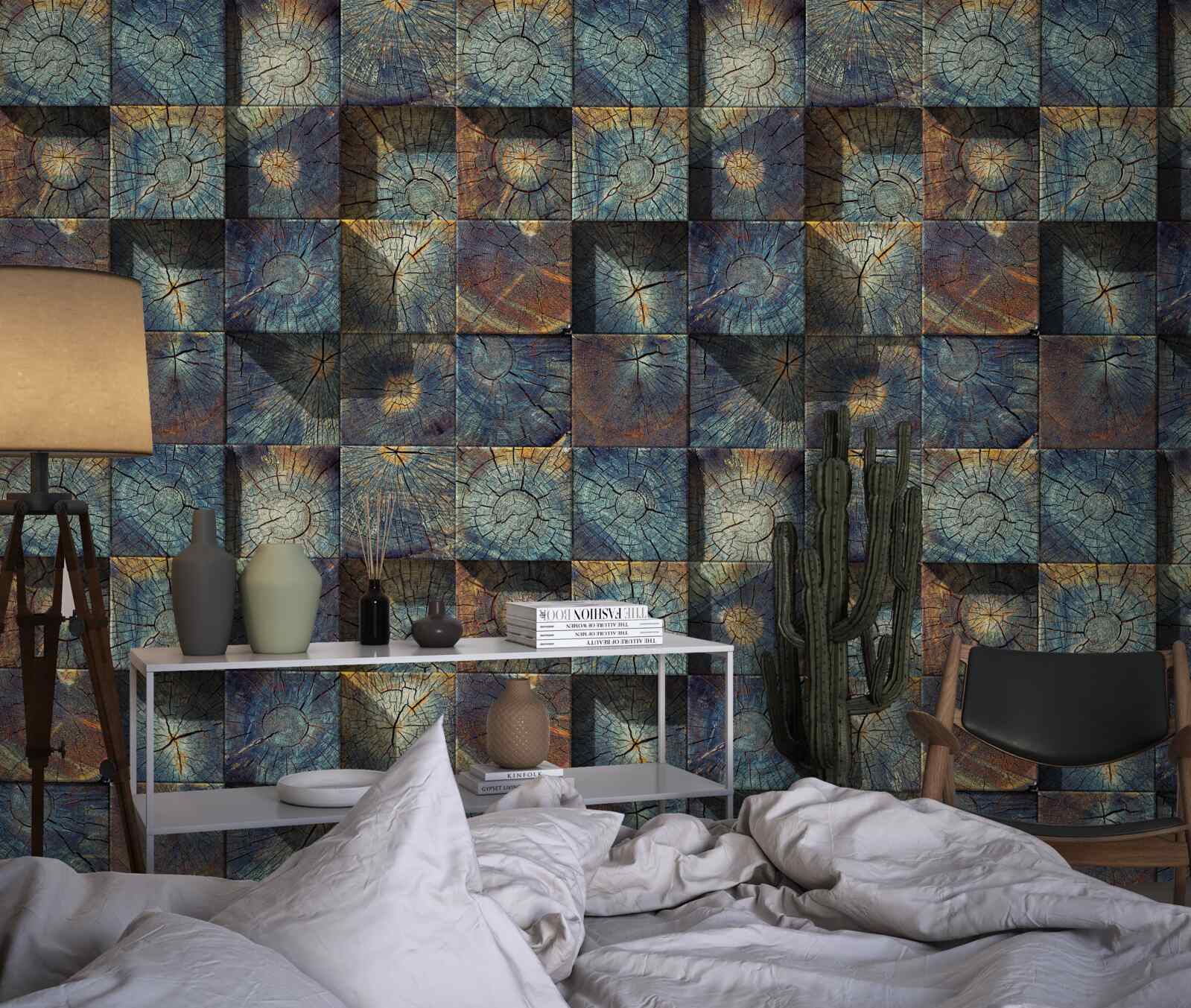 Fototapet puieți de copaci mici