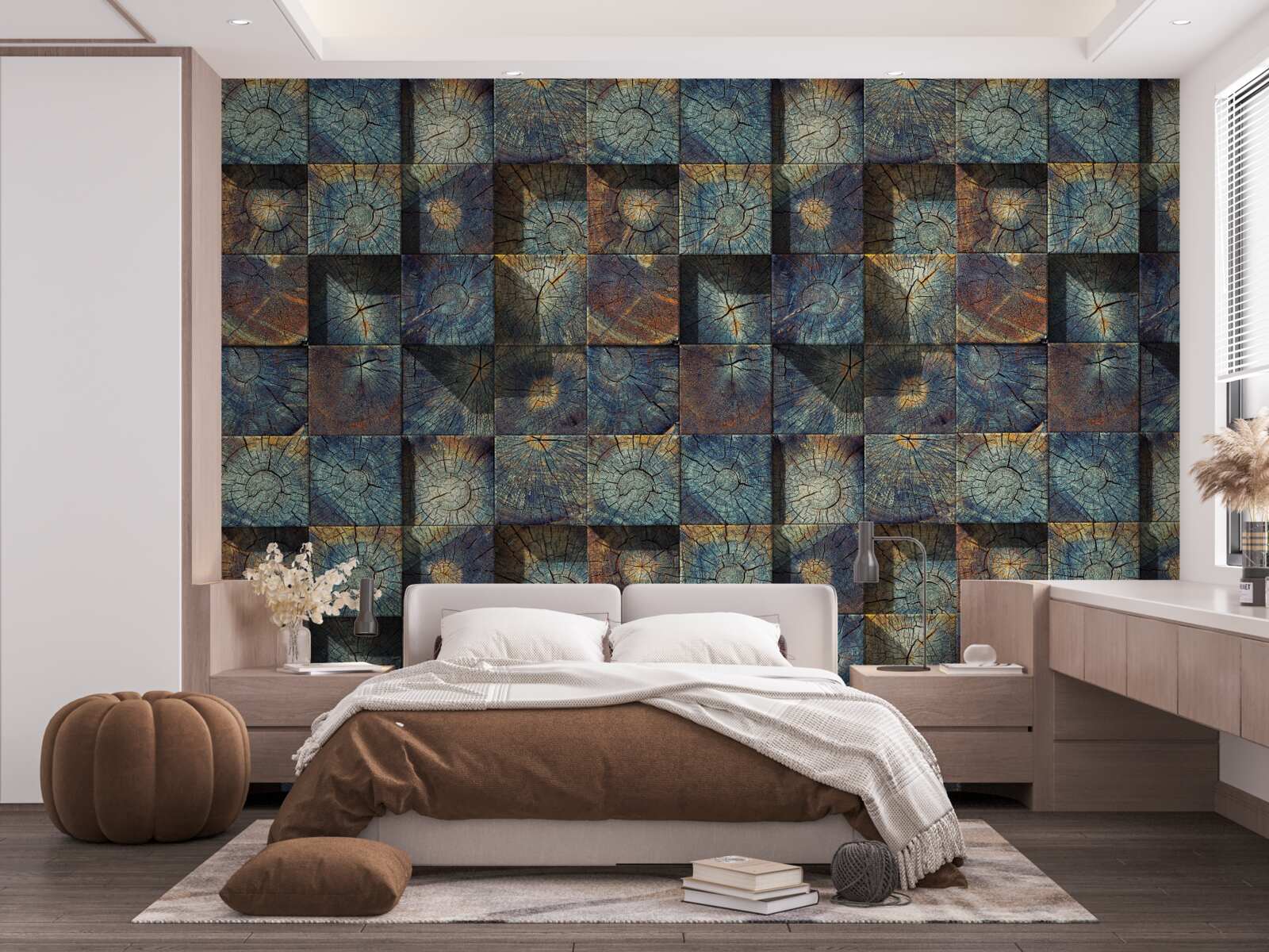 Fototapet puieți de copaci mici