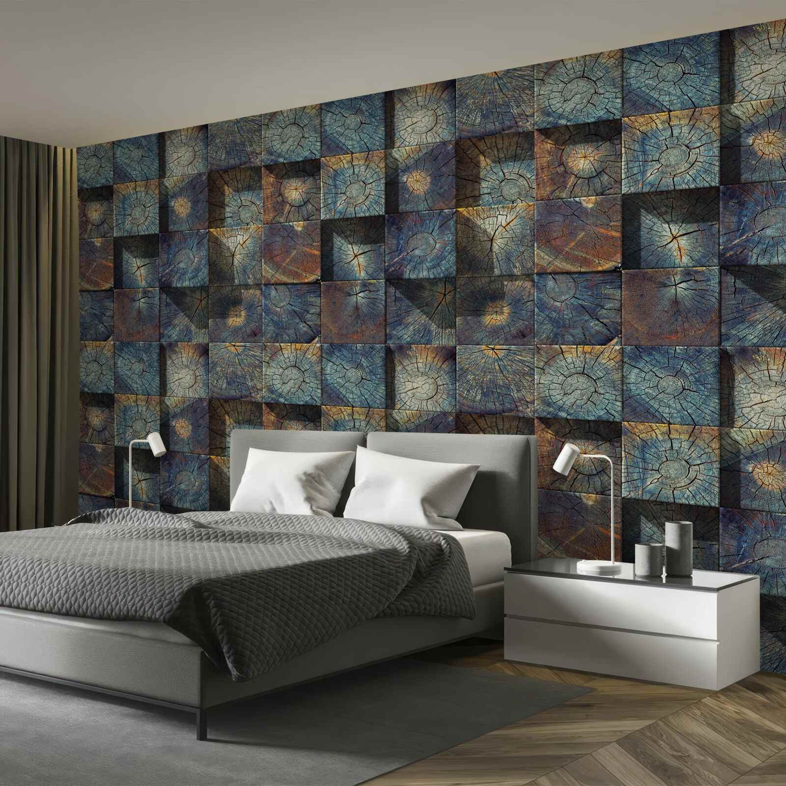 Fototapet puieți de copaci mici